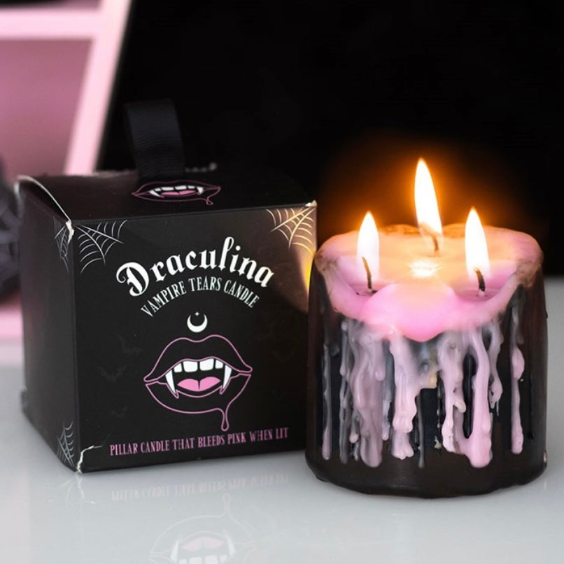 Draculina Pink ~ Vampire Tears Candles