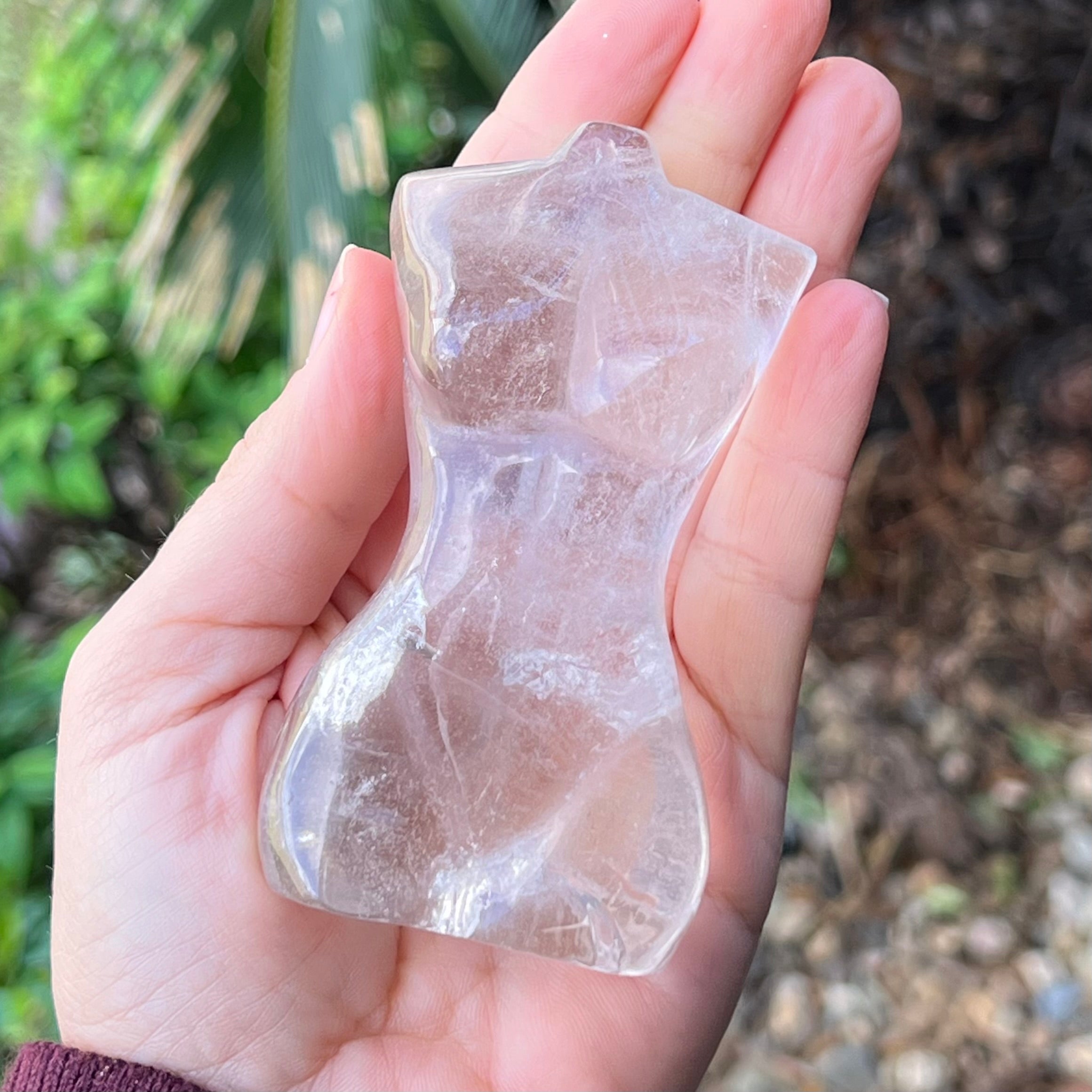 Clear Quartz ~ Lady Body Carving