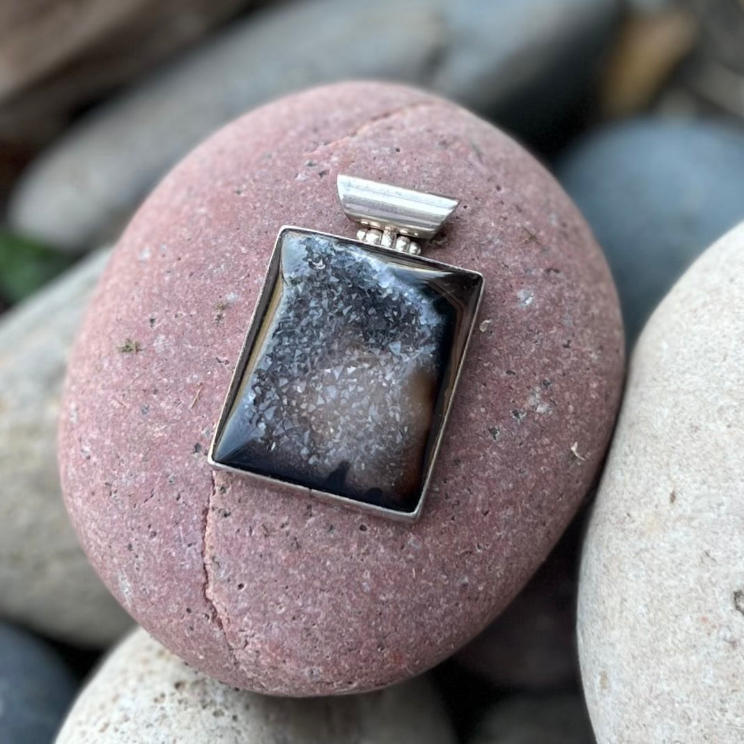 Agate ~ Sterling Silver Pendant