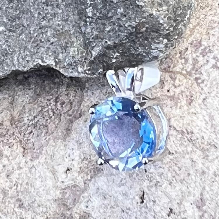 Fluorite ~ Sterling Silver Pendant