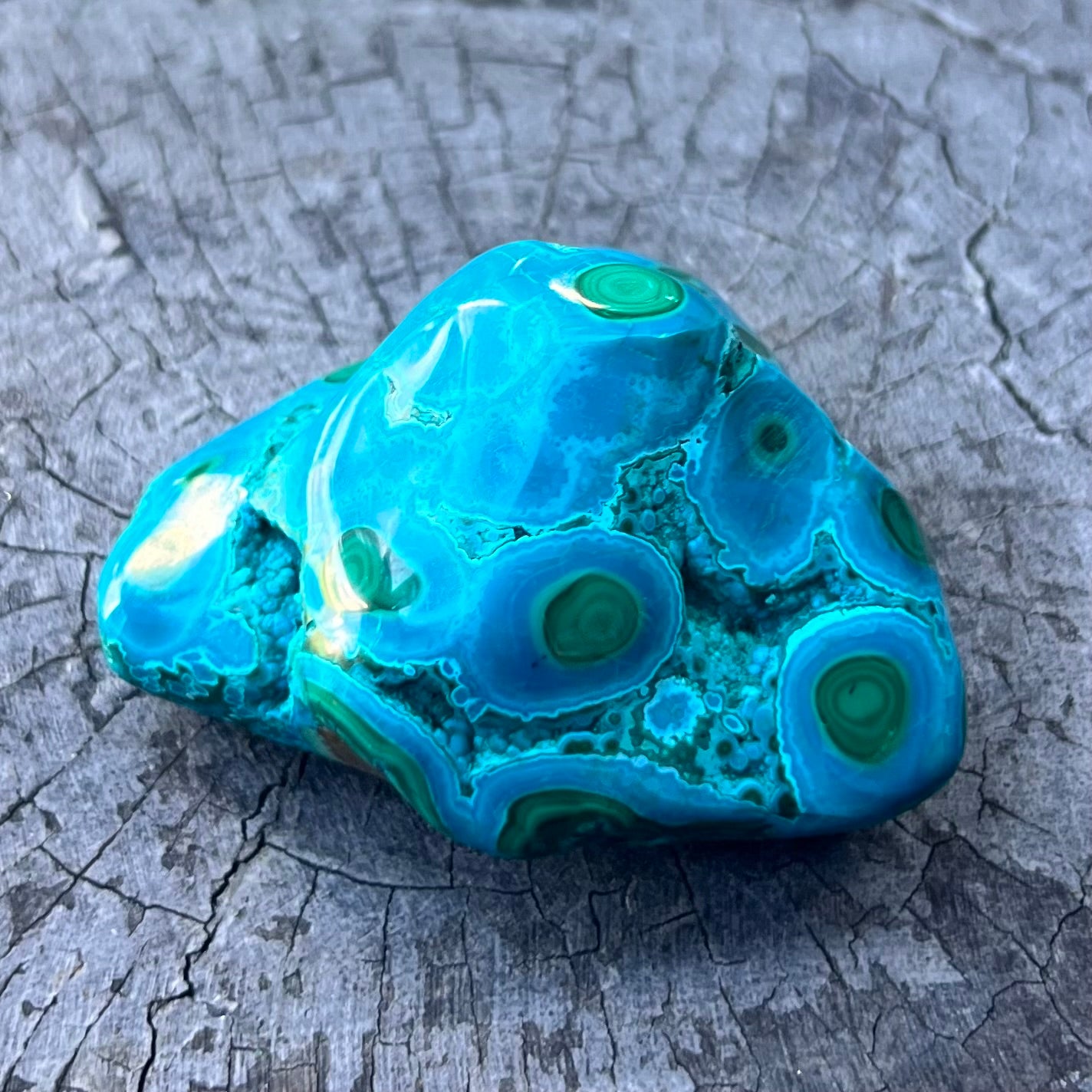 Chrysocolla with Malachite Specimen