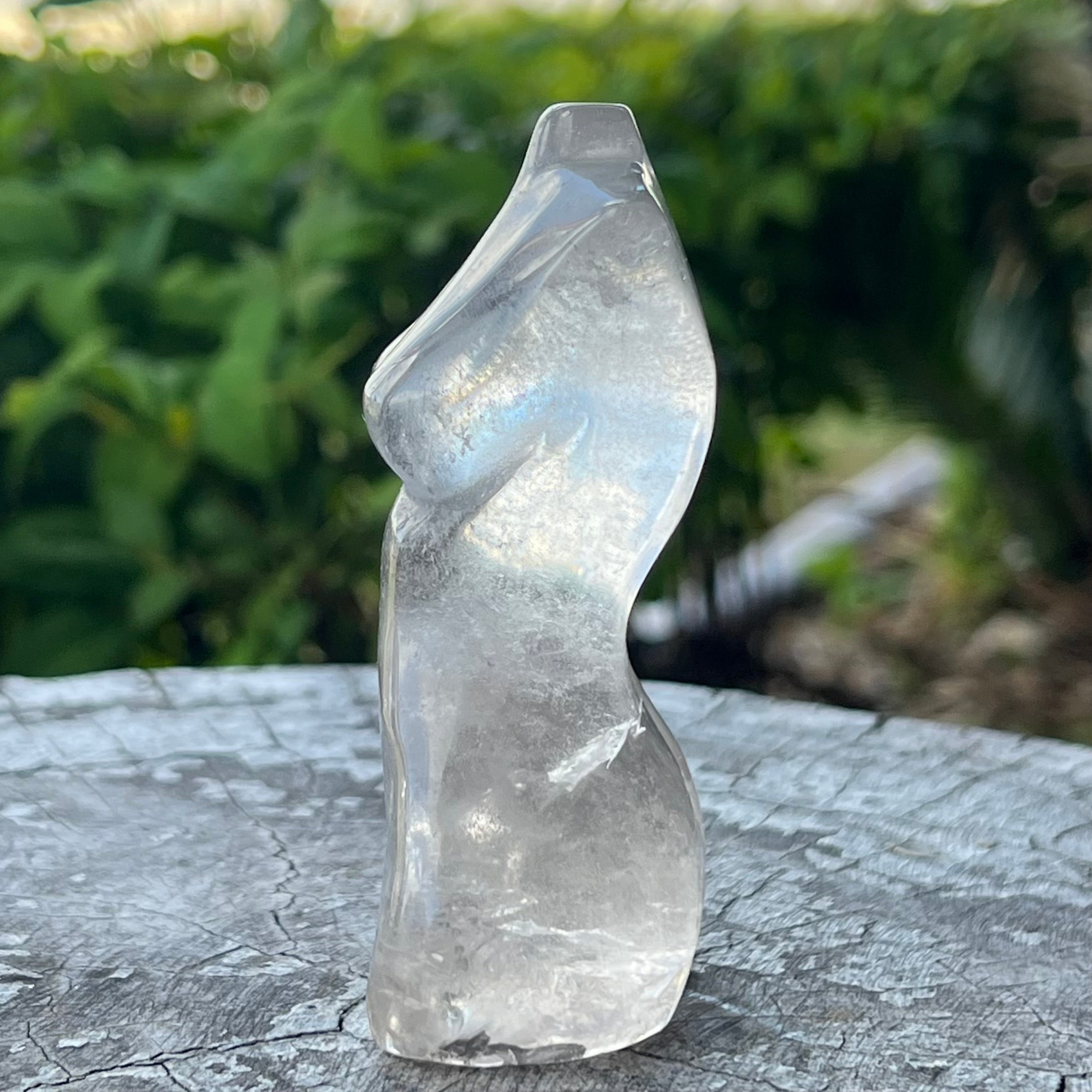 Clear Quartz ~ Lady Body Carving
