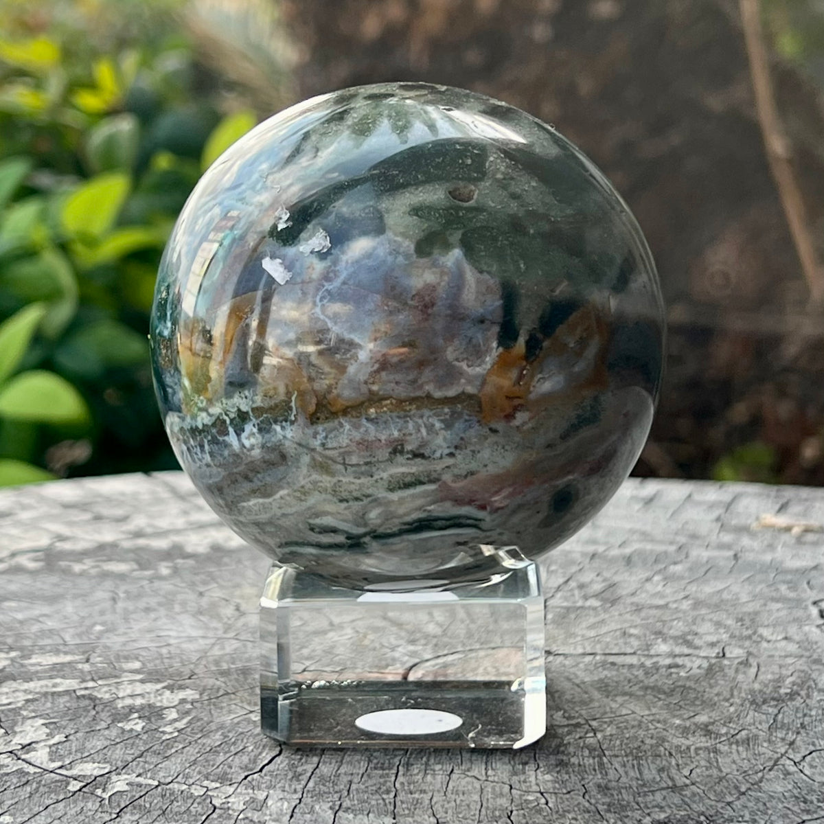 Ocean Jasper Sphere