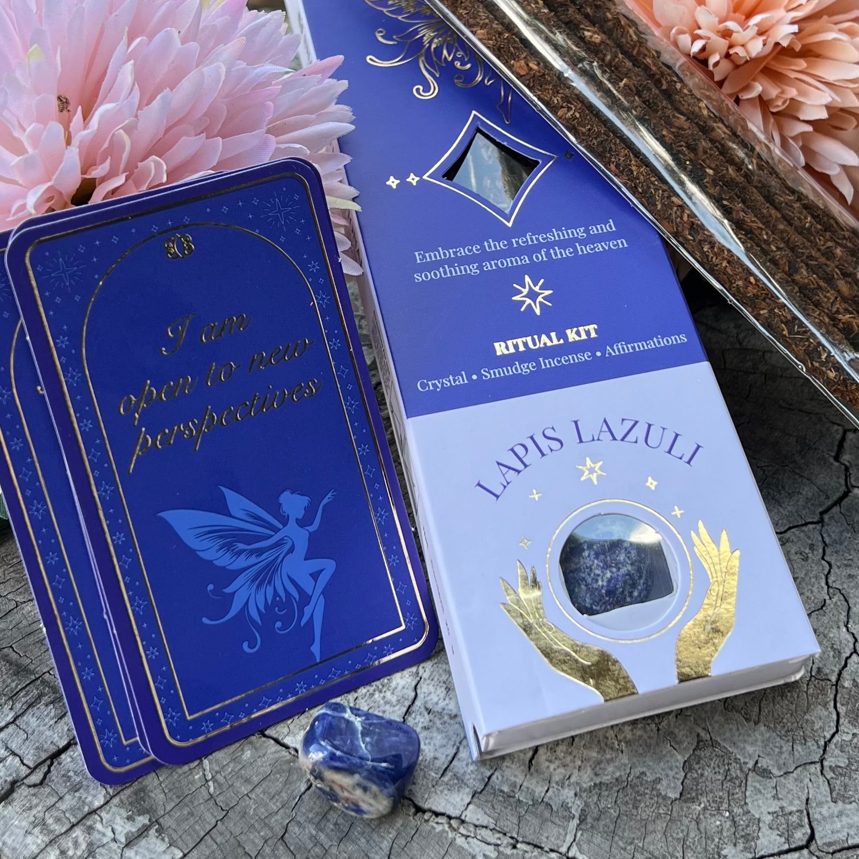 Affirmation of Wisdom ~ Lapis Lazuli Incense Kit