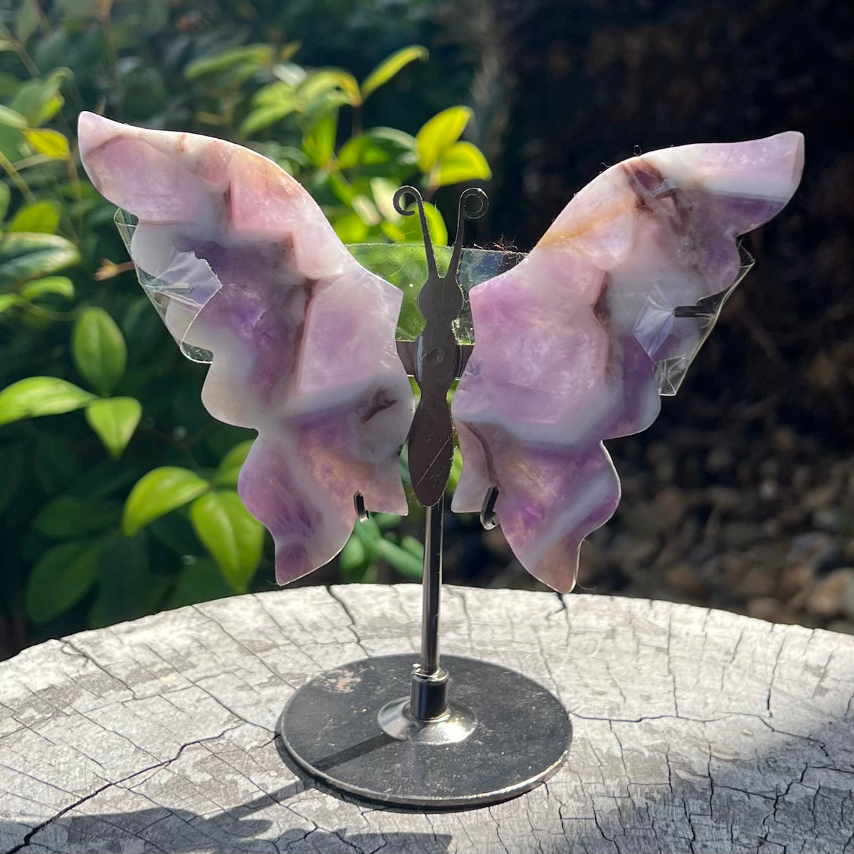Amethyst Butterfly on Stand