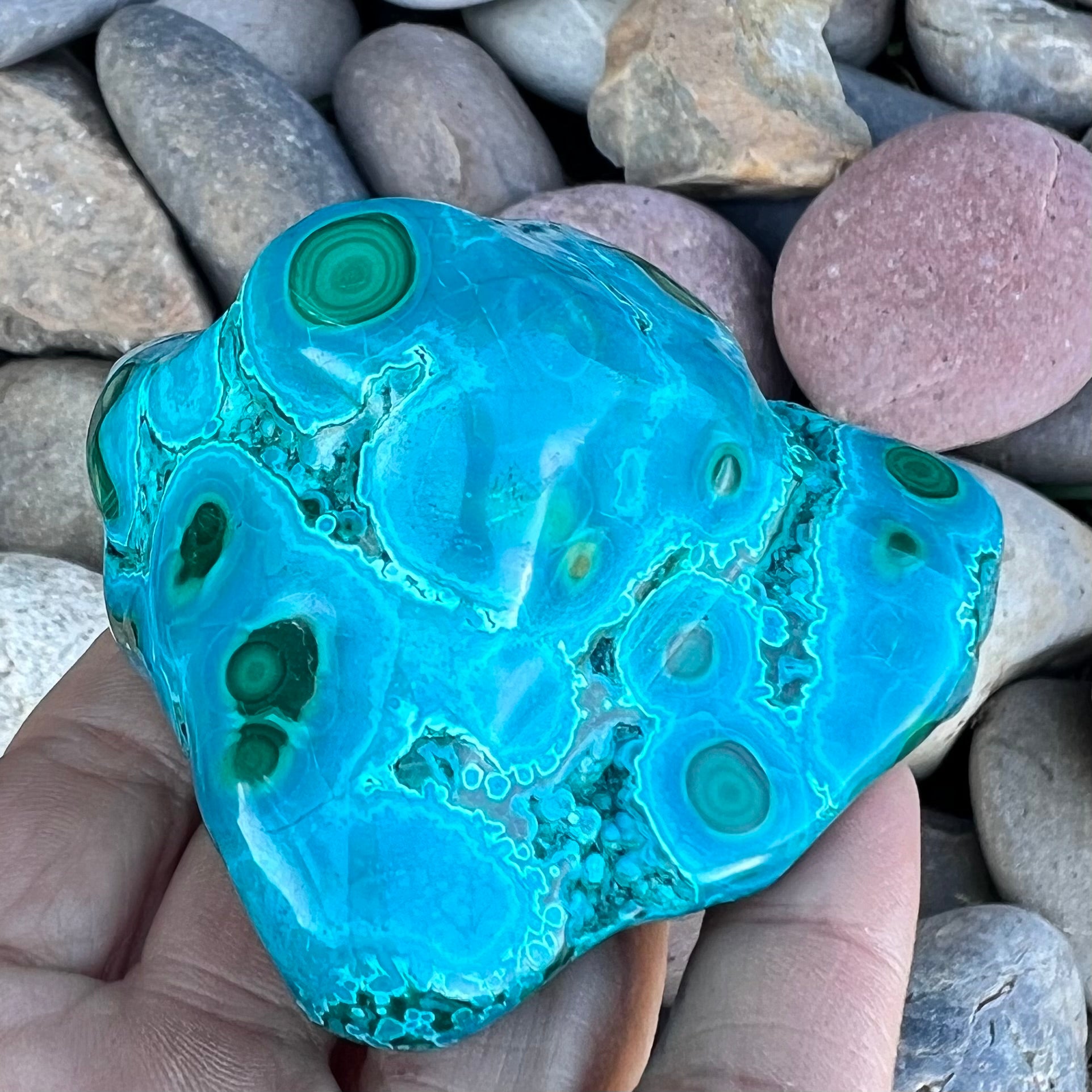 Chrysocolla with Malachite Specimen