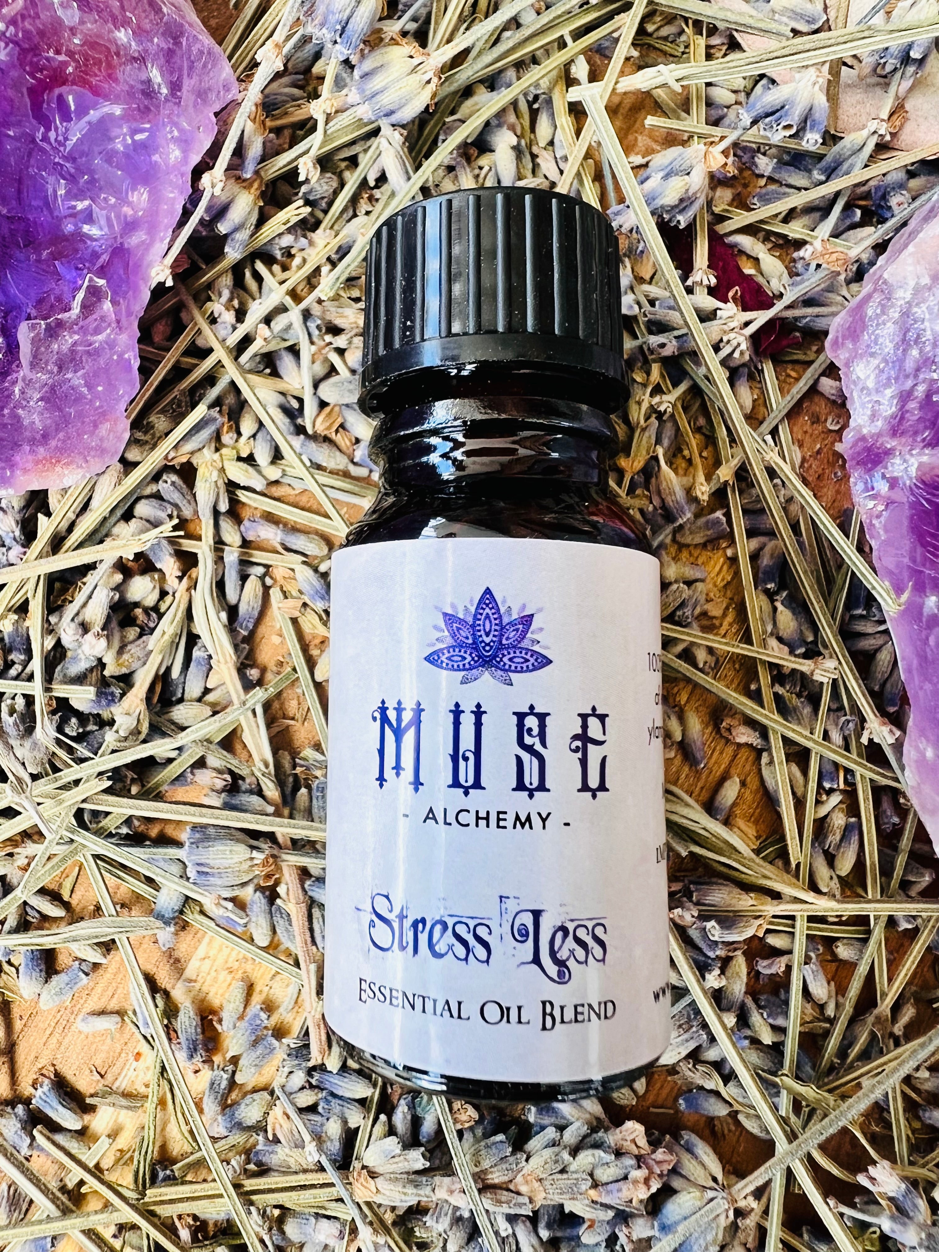 Muse Alchemy ~ Stress Less Essential Oil Blend 10ml