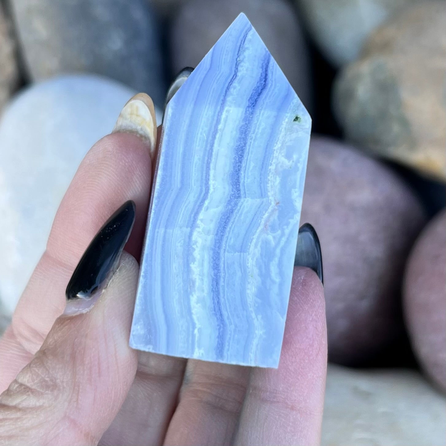Blue Lace Agate ~ Specialty Boxed Crystal (2)