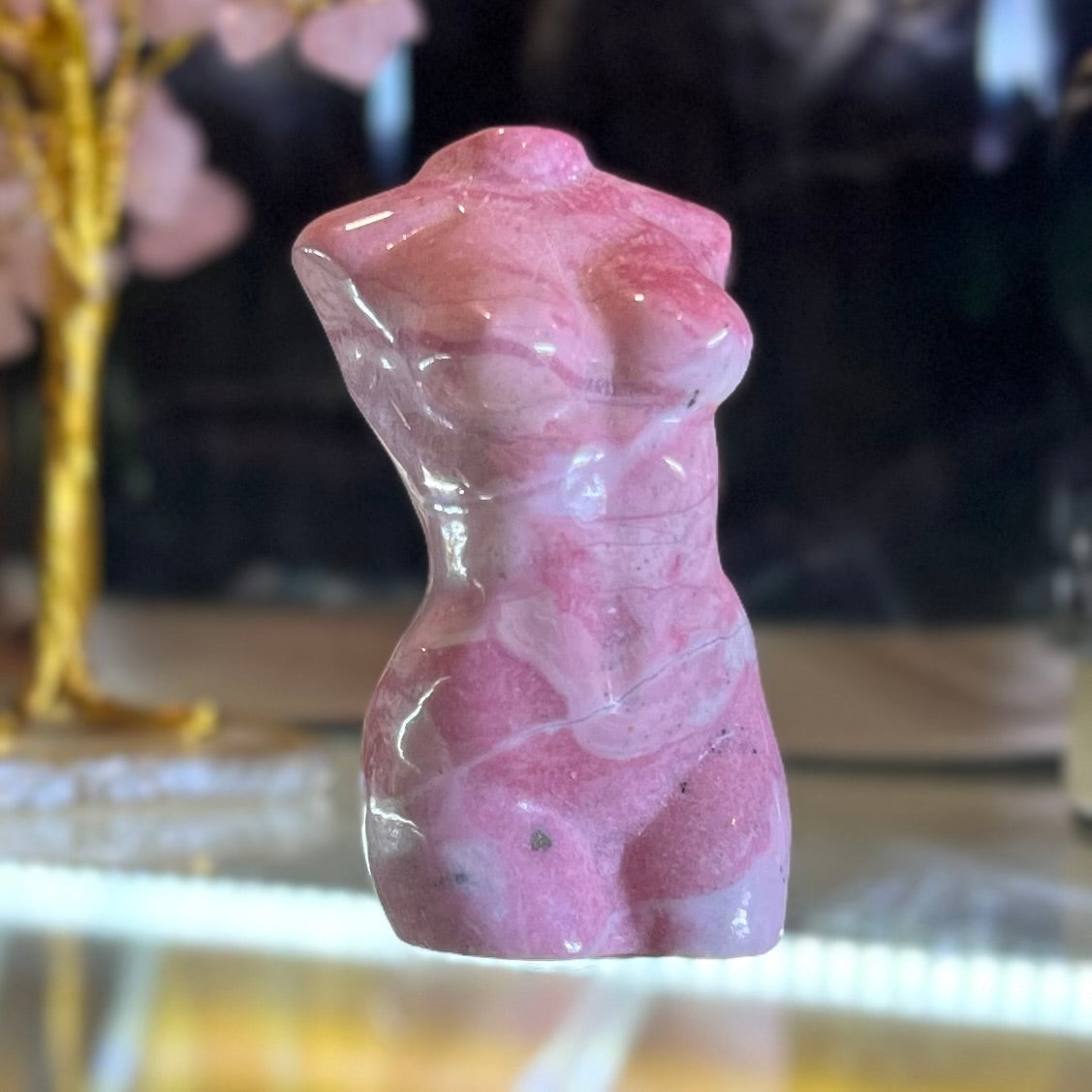 Pink Opal ~ Lady Body Carving ~ 2