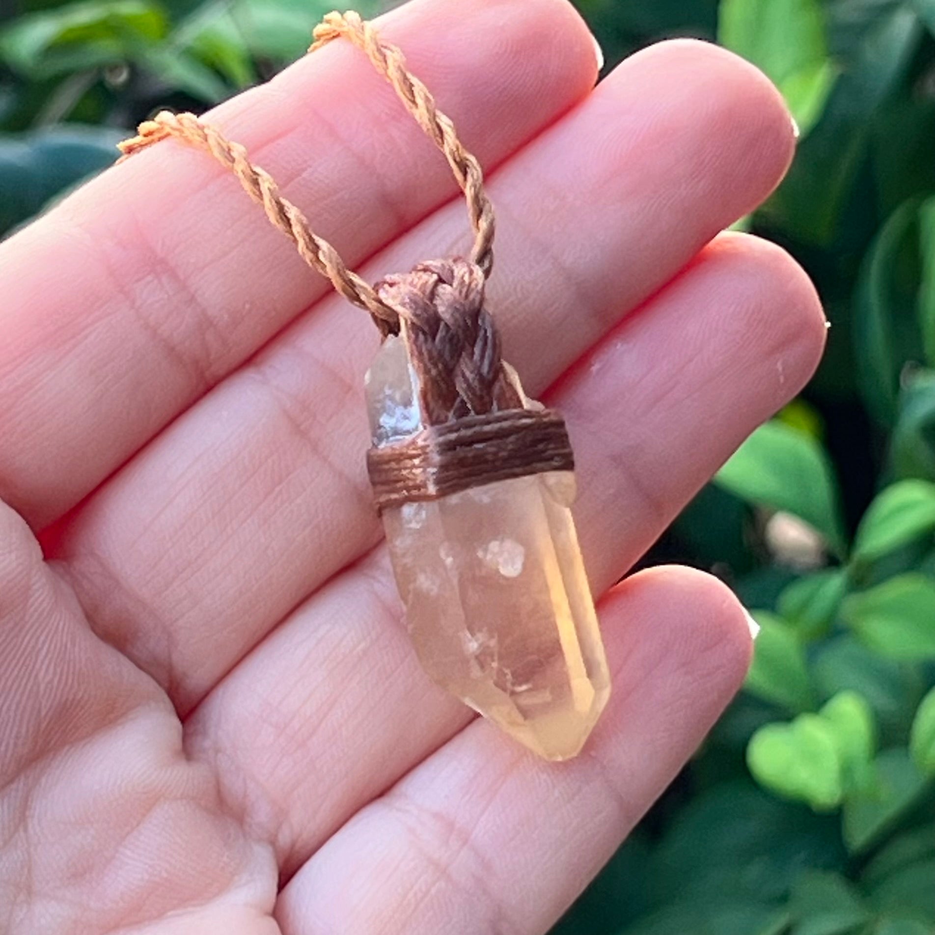 Muse Medicine ~ Lumerian Tangerine Quartz Talisman
