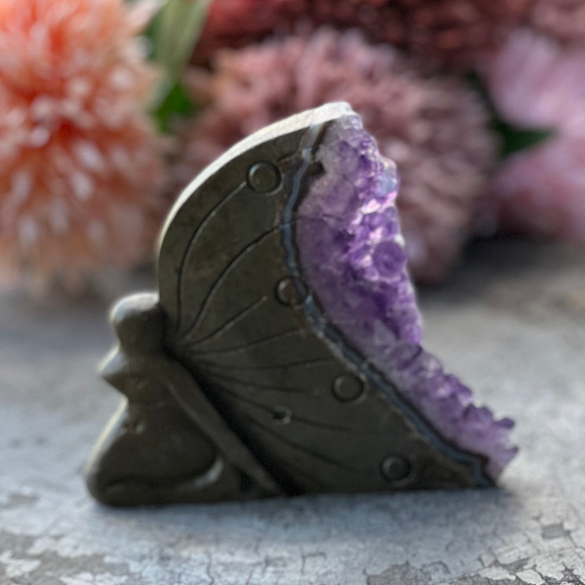 Amethyst Butterfly Carving (2)