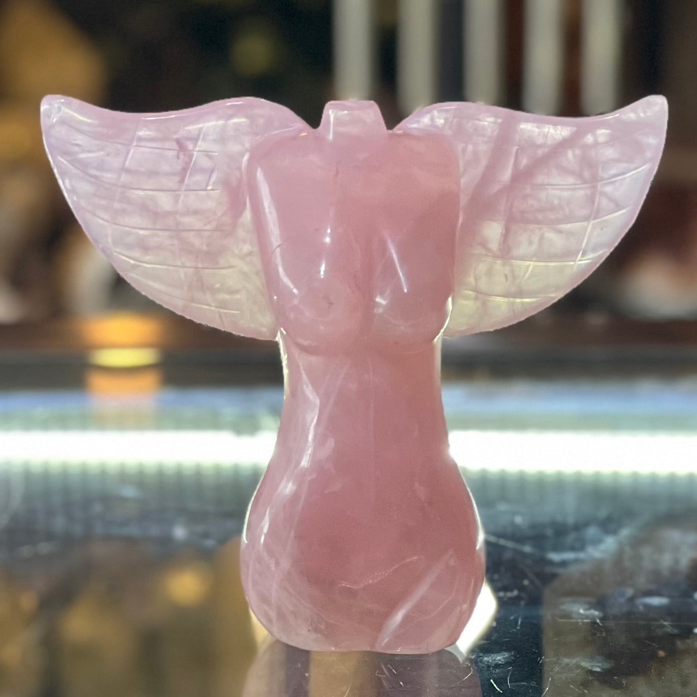 Lady With Wings ~ Rose Quartz