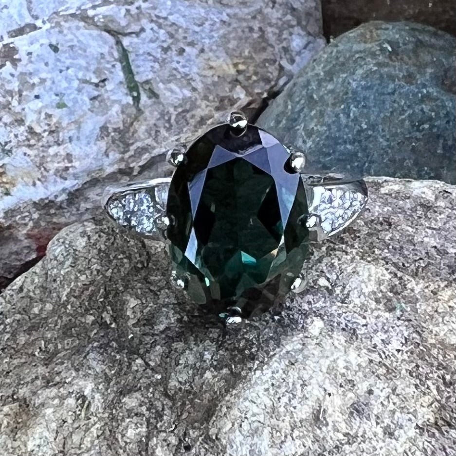 Alexandrite ~ Sterling Silver Ring ~ Size 10