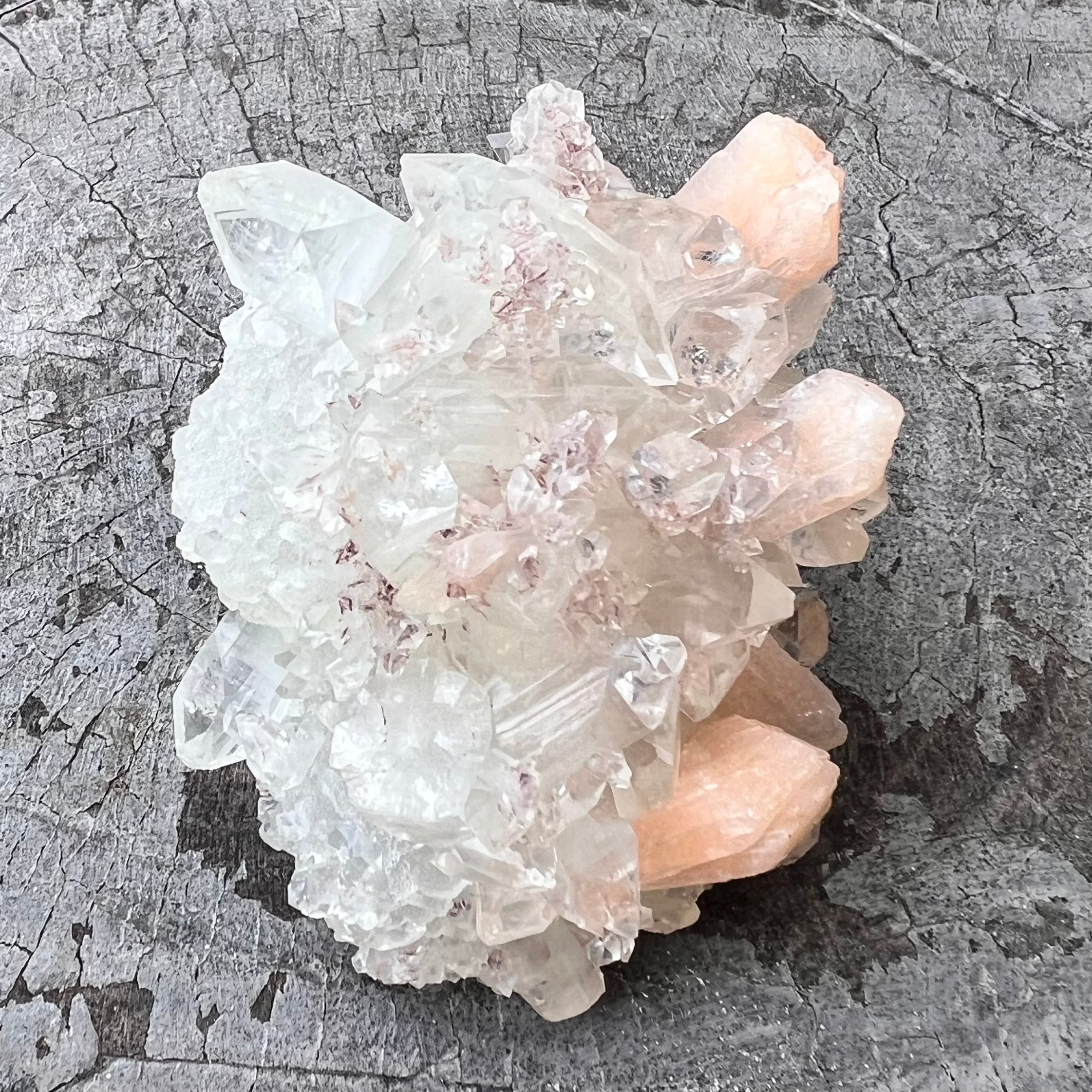Natural Apophyllite Cluster