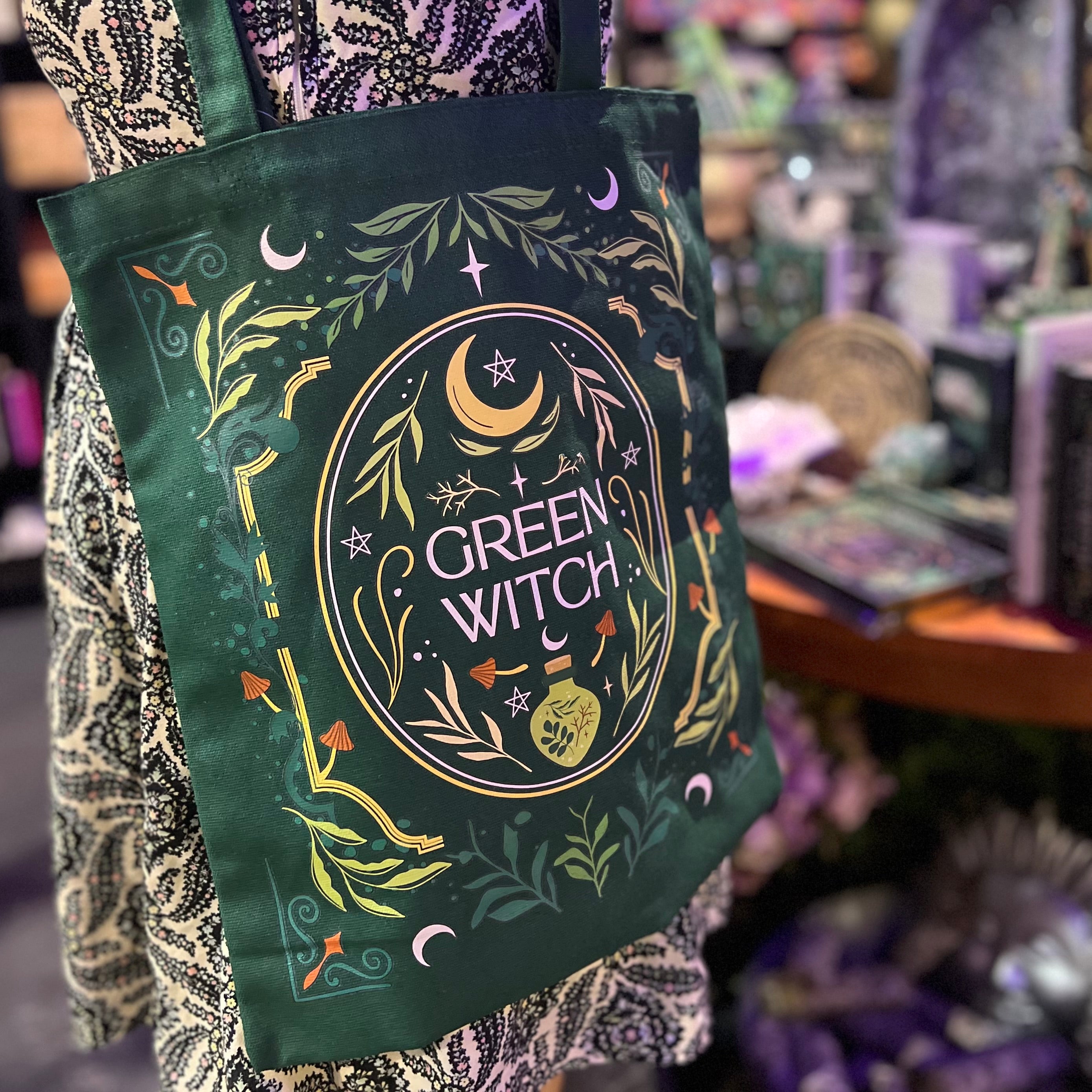 Green Witch ~ Tote Bag