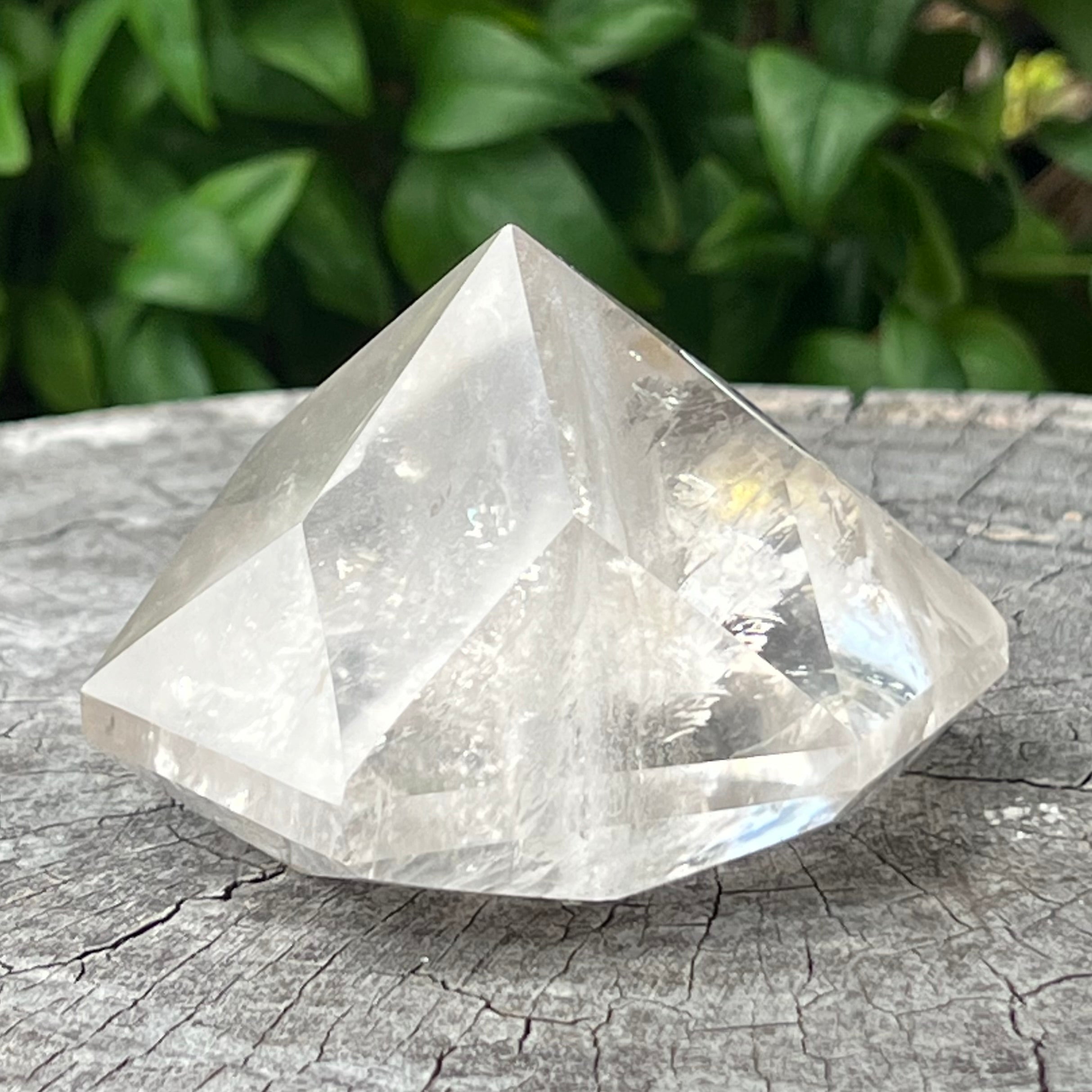 Clear Quartz Diamond Cut