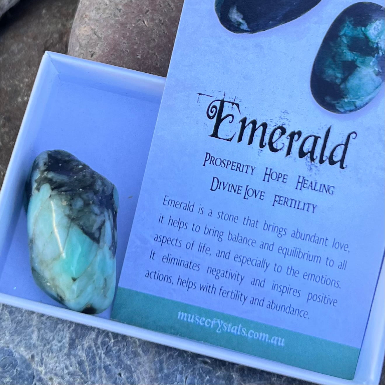 Emerald ~ Specialty Boxed Crystal (2)