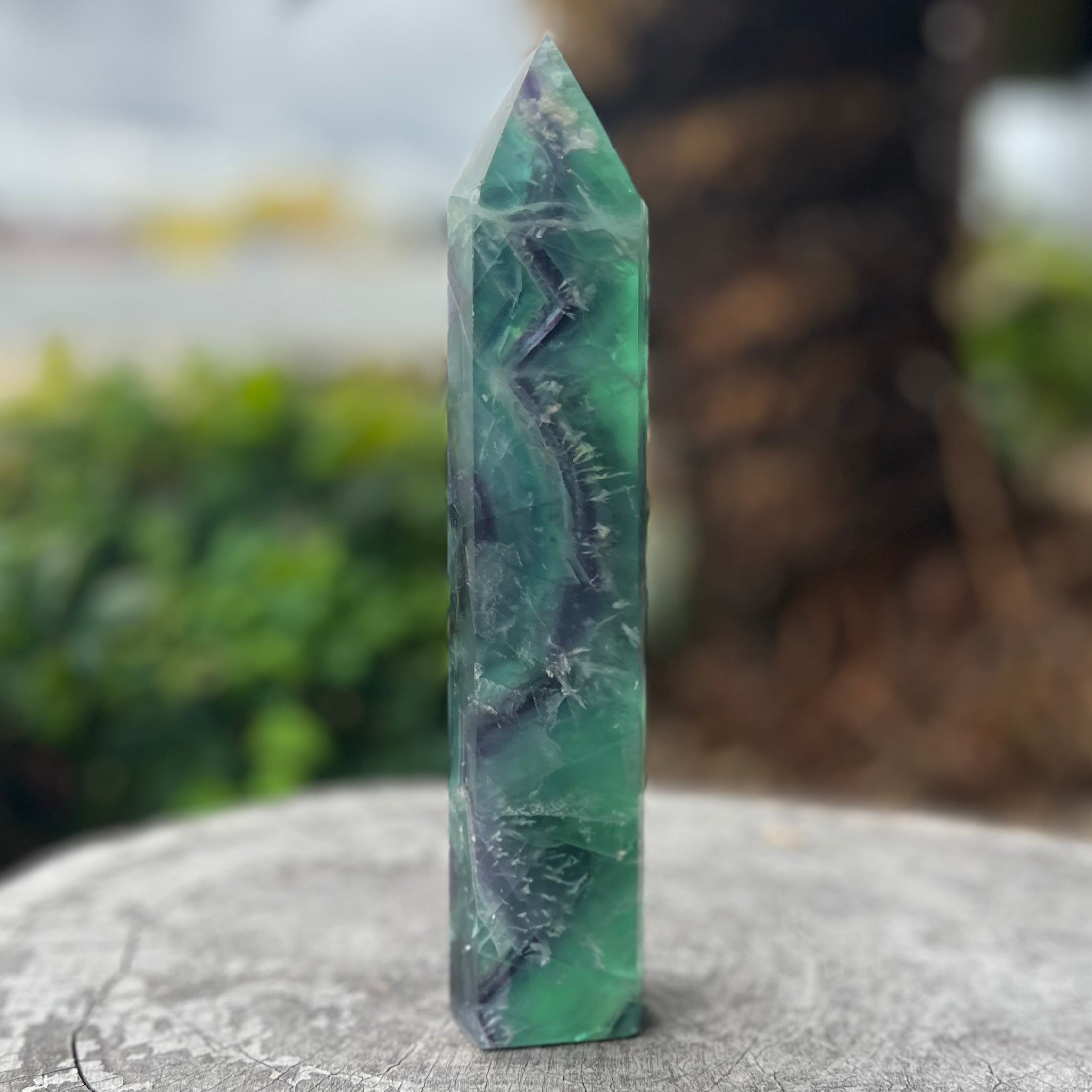 Rainbow Fluorite Tower