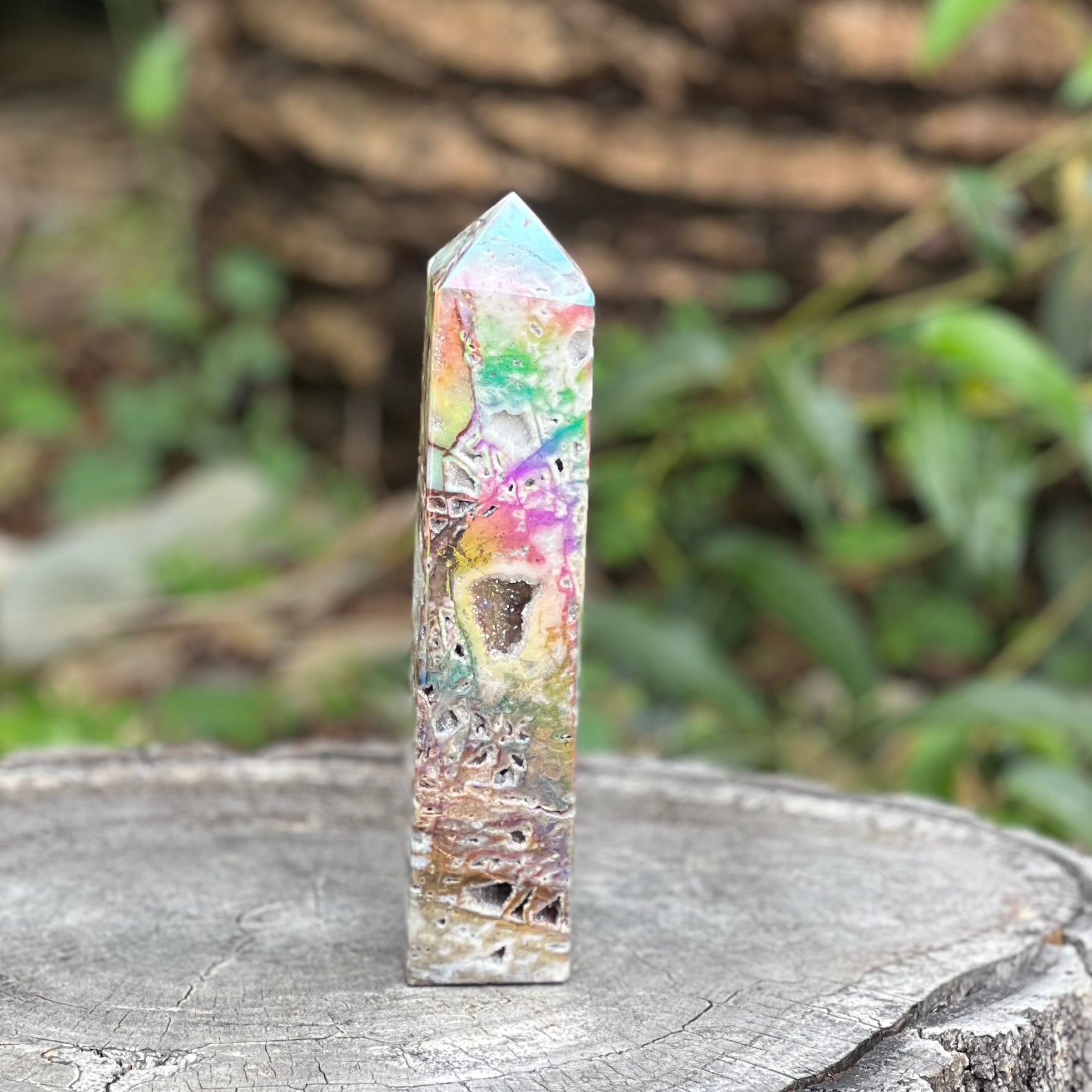 Tour de sphalérite - Électroplaquée