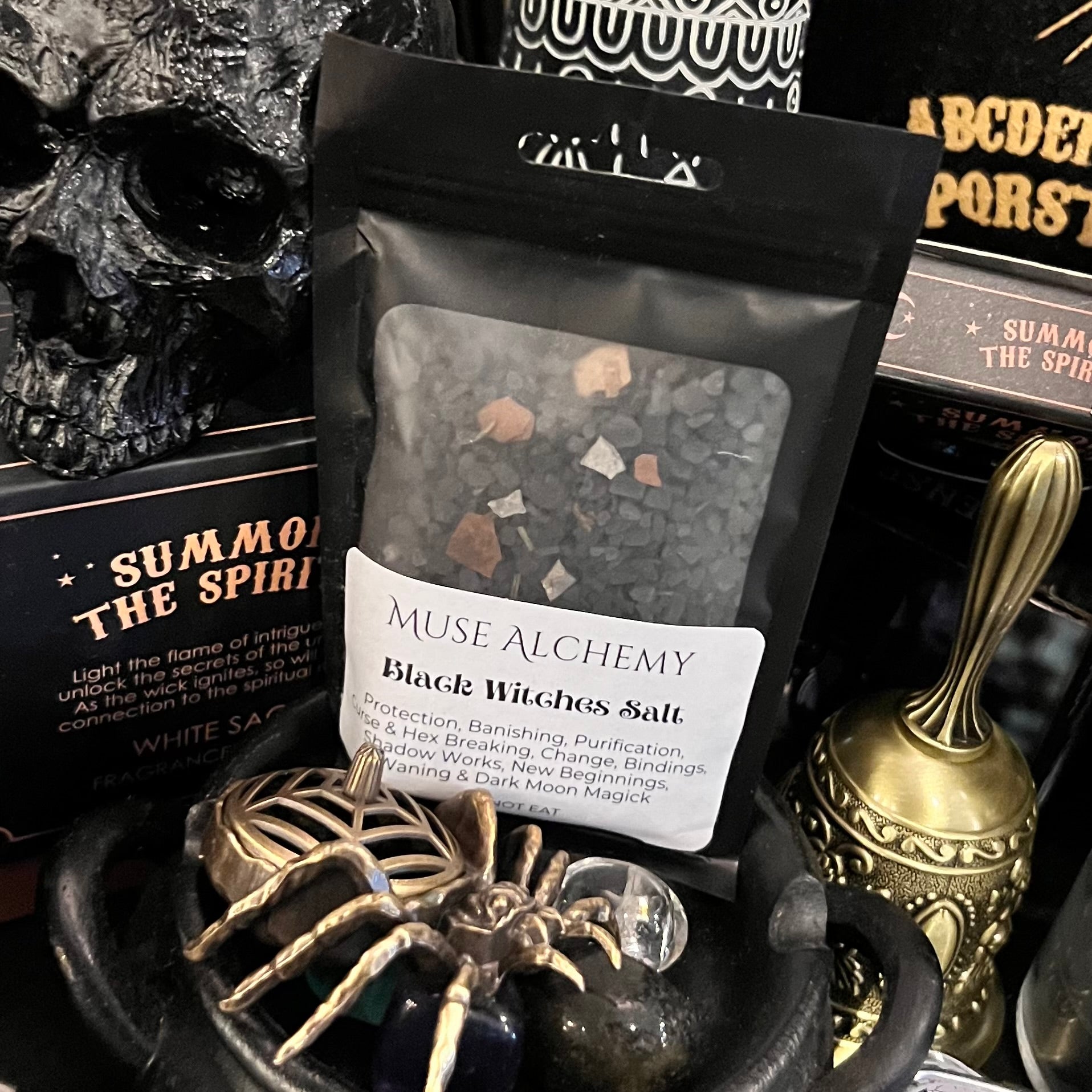 Witches Black Salt ~ Muse Alchemy Botanicals