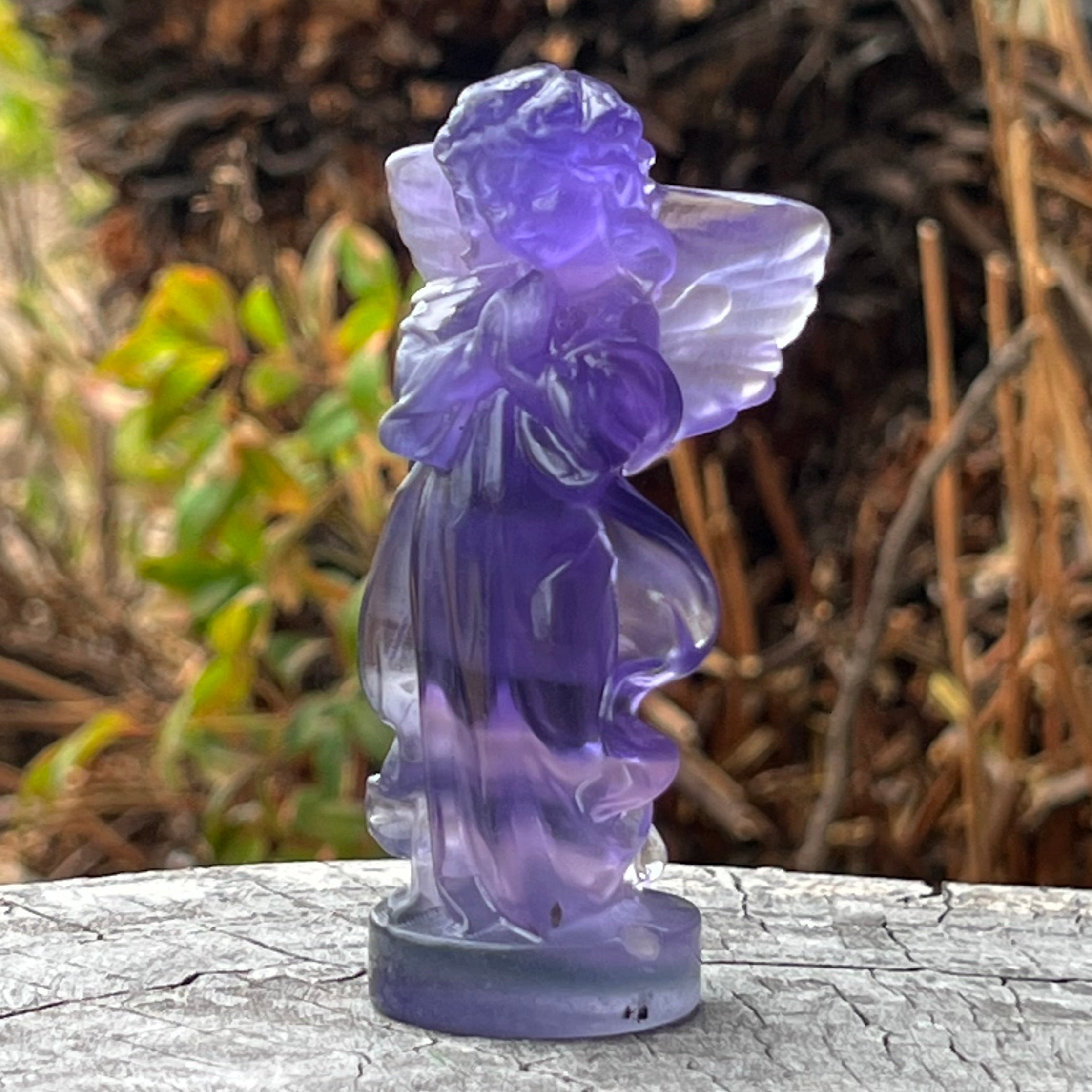 Memorial Angel ~ Purple Fluorite