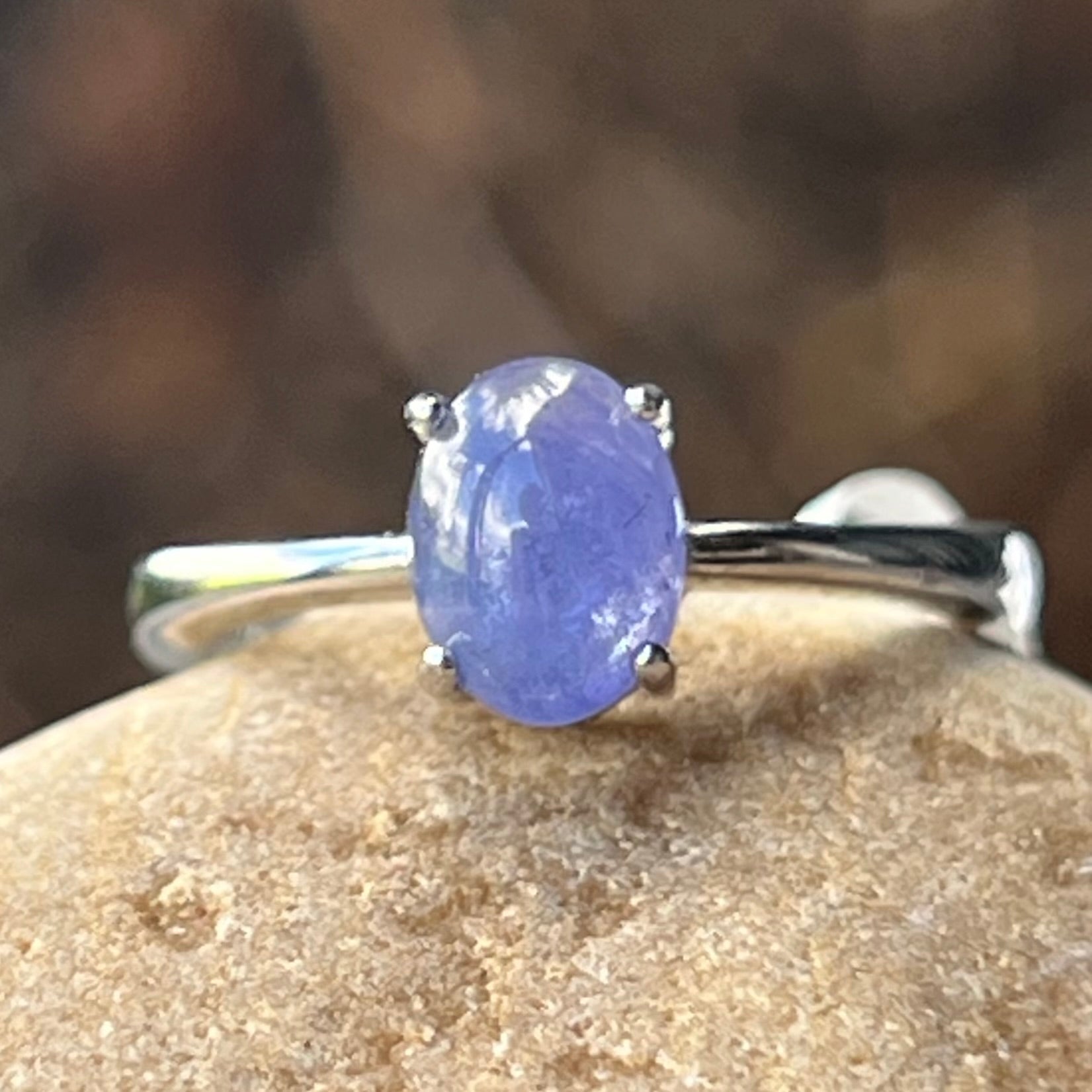 Tanzanite ~ Sterling Silver Ring ~ 7