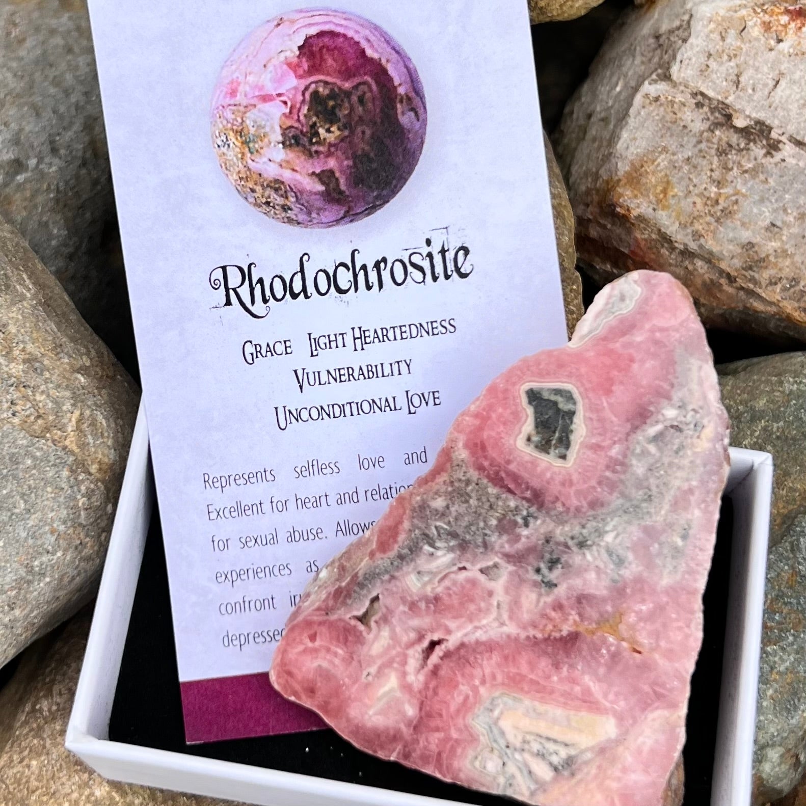 Rhodochrosite ~ Specialty Boxed Crystal