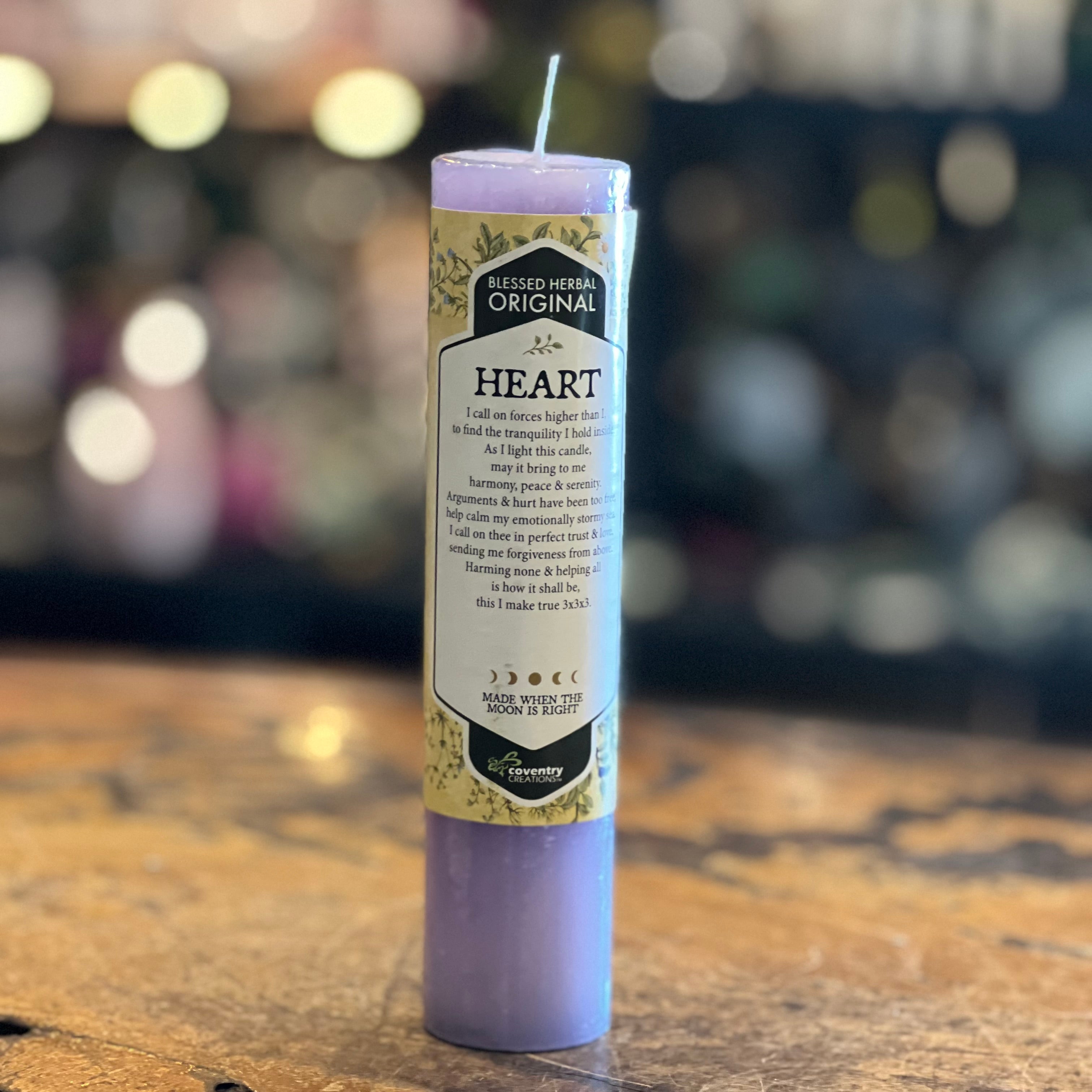 HEART ~ Blessing Candle
