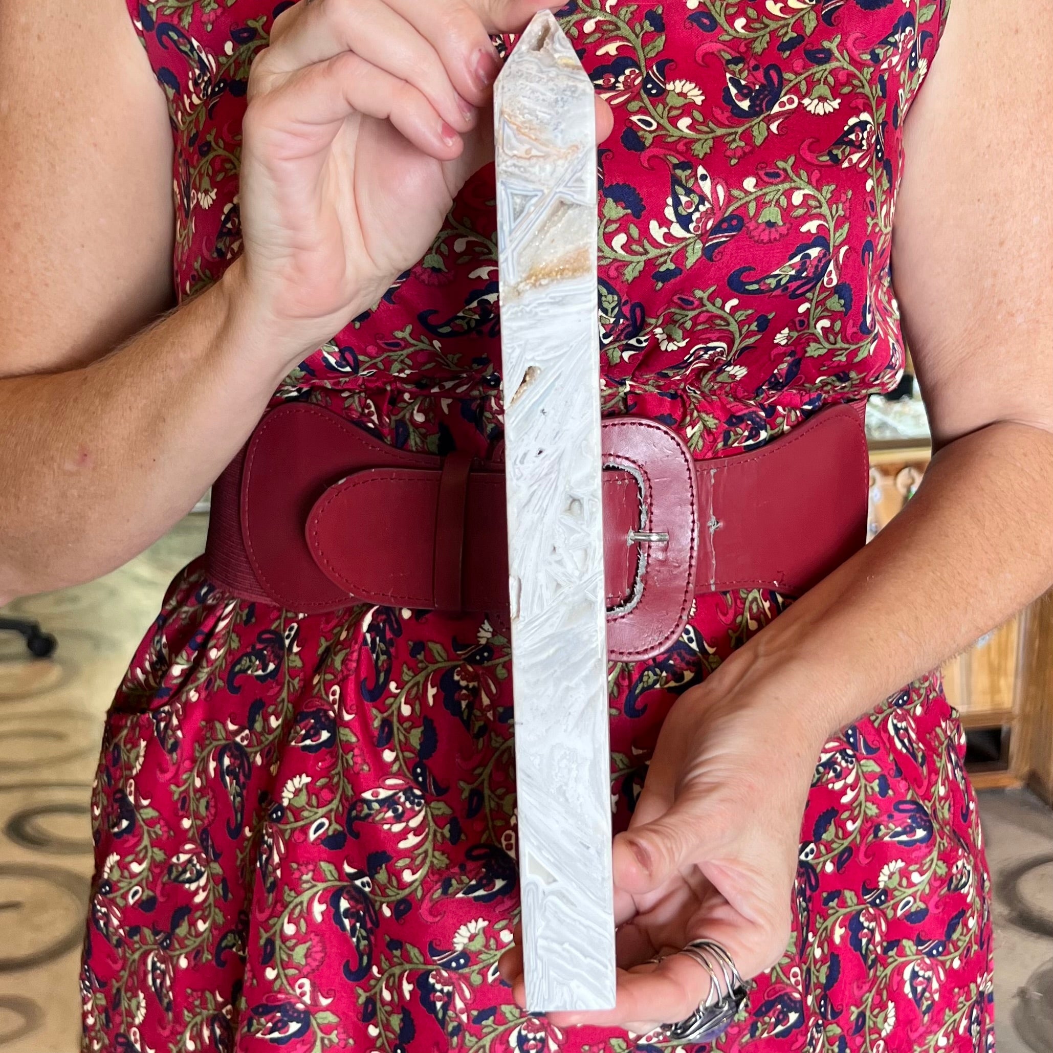 Inner Harmony ~ Mexican Agate Tower