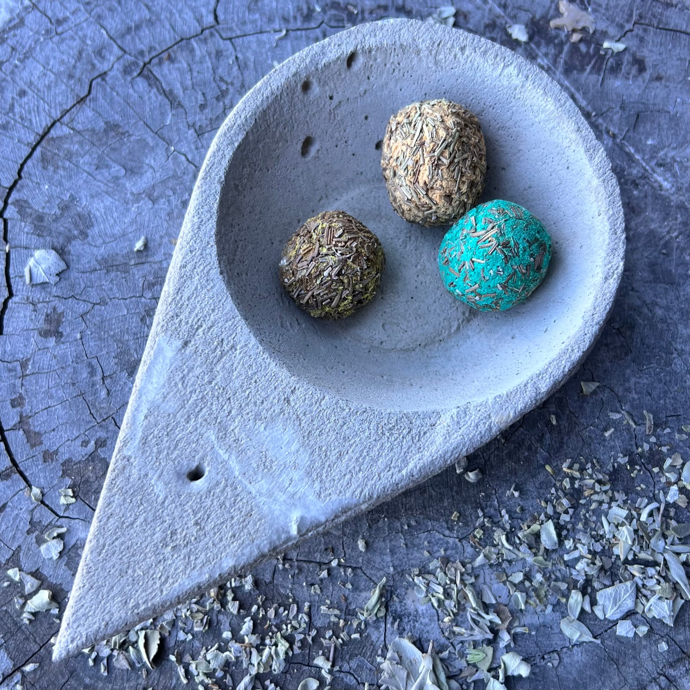 Boho Clay Incense Burner ~ Large