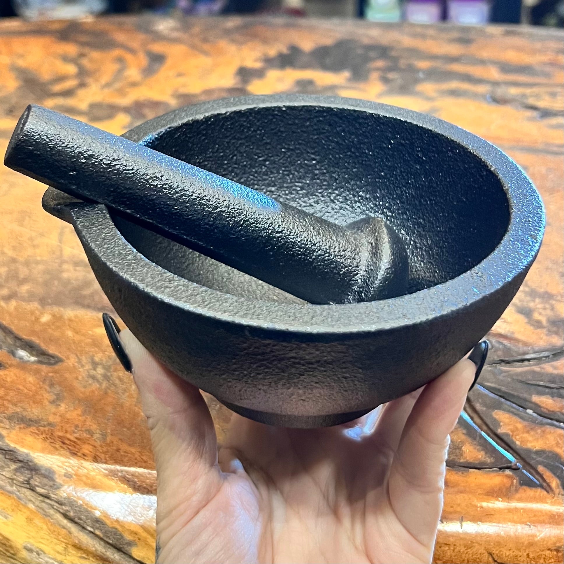 Cast Iron ~ Mortar & Pestle