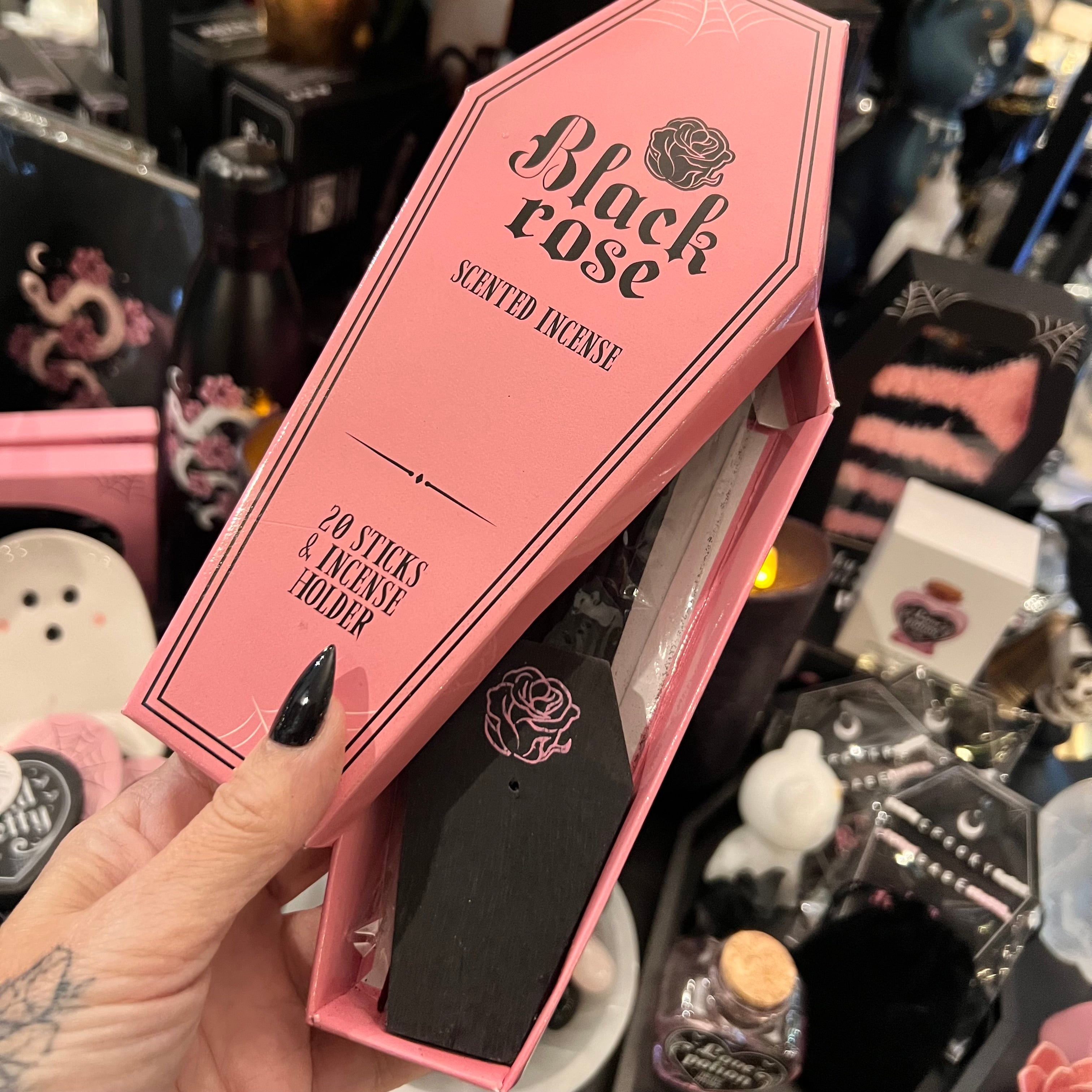 Black Rose ~ Coffin Gothic Incense