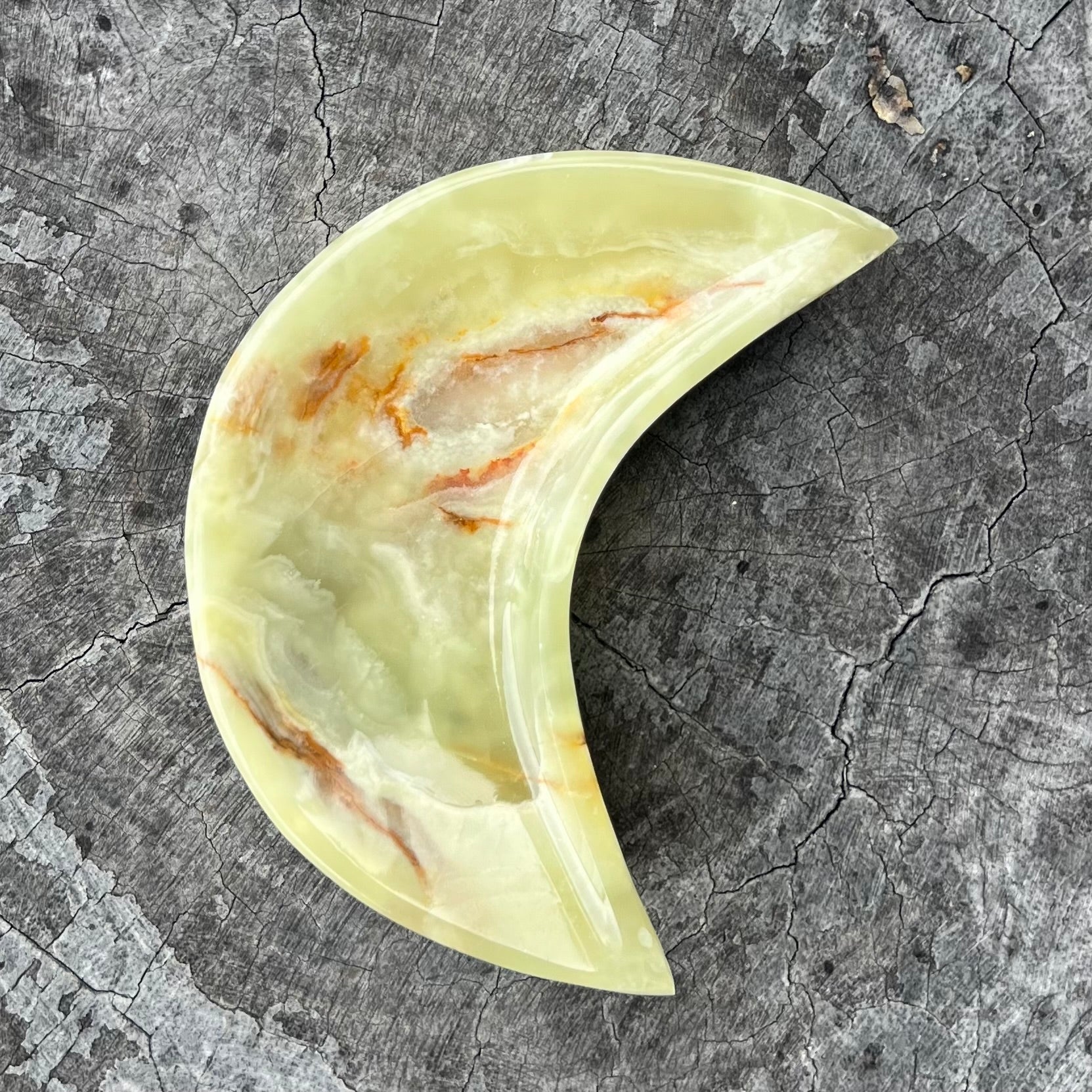 Afghanistan Jade Moon Carving
