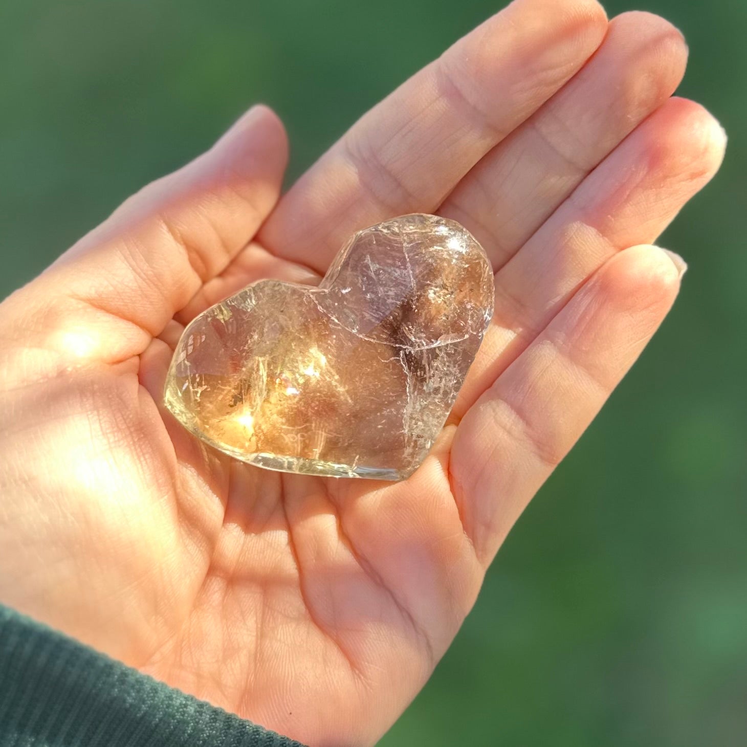 Love and Abundance ~ Citrine Heart ~ 2