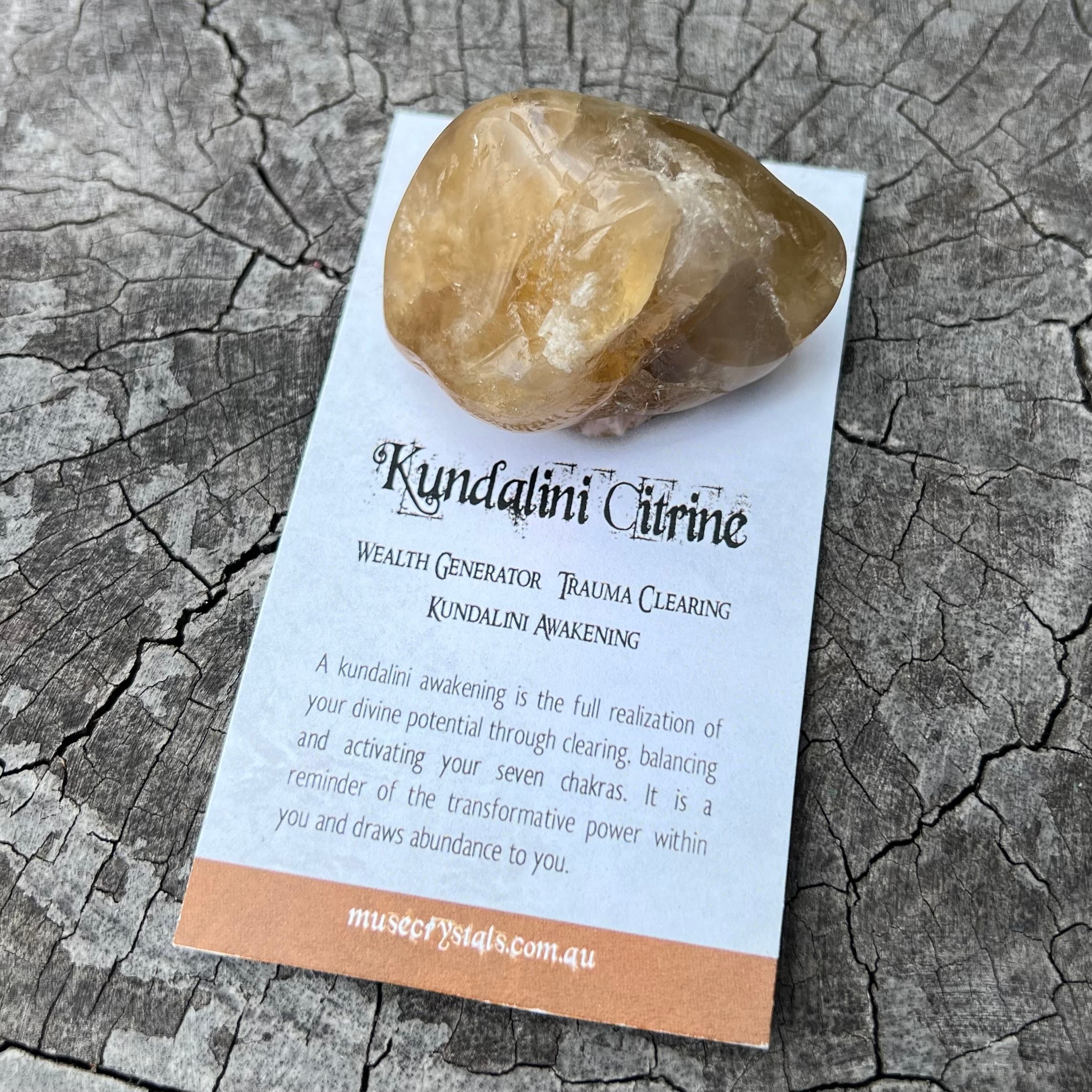Kundalini Citrine~ Specialty Crystal