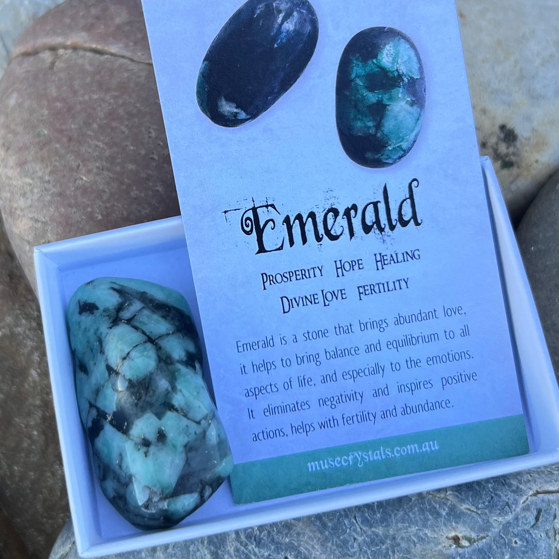 Emerald ~ Specialty Boxed Crystal (1)