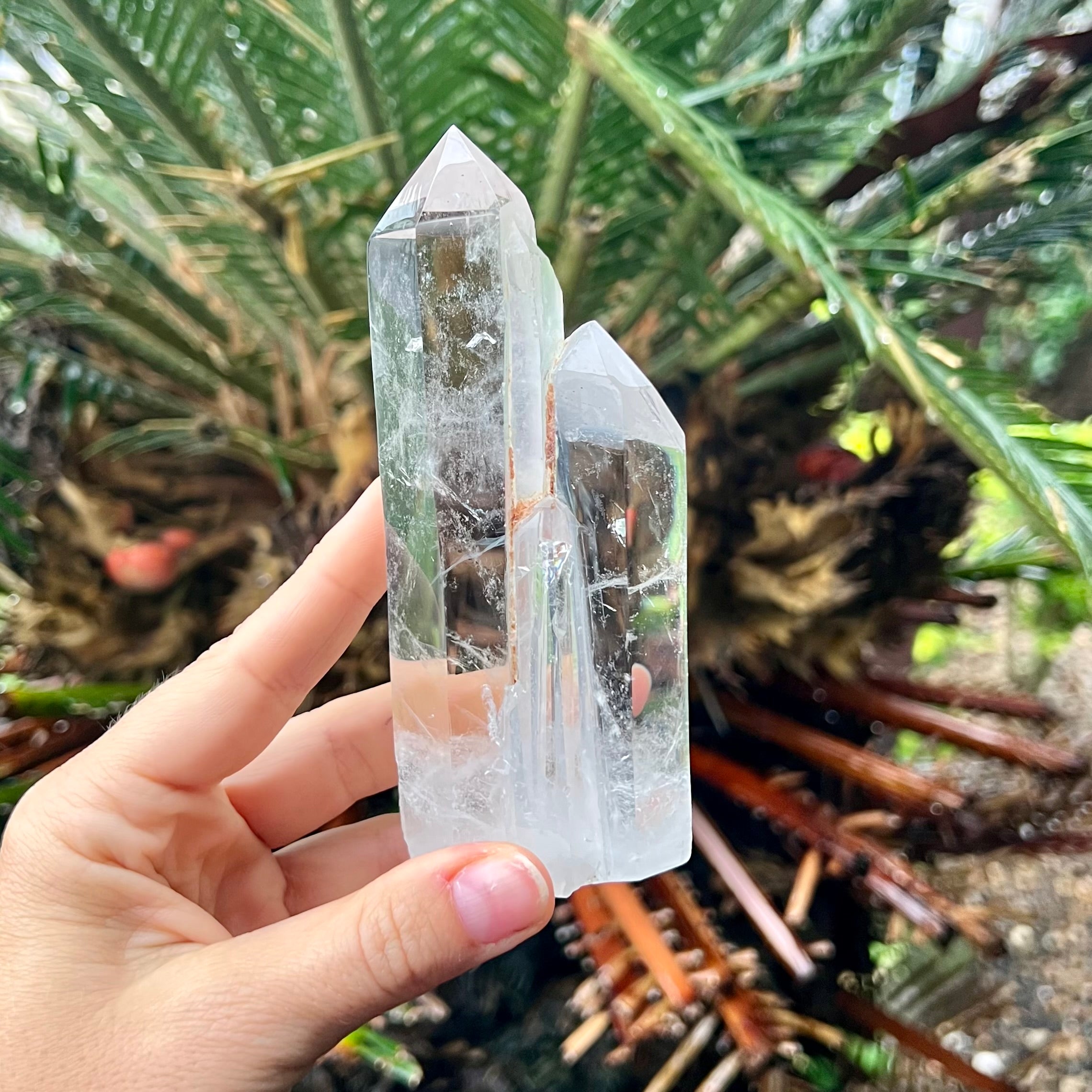 Clear Quartz Multi Point Tower