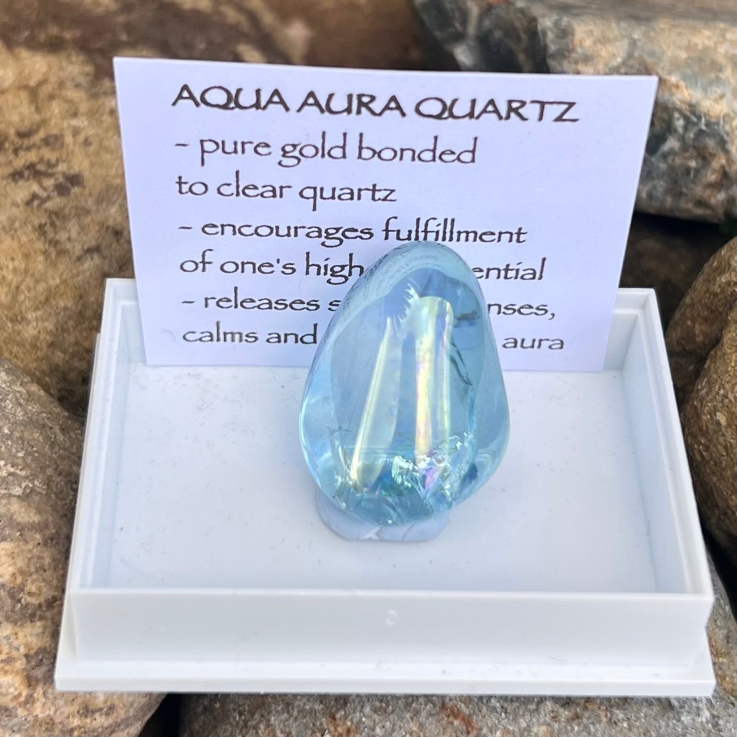 Aqua Aura ~ Specialty Boxed Crystal