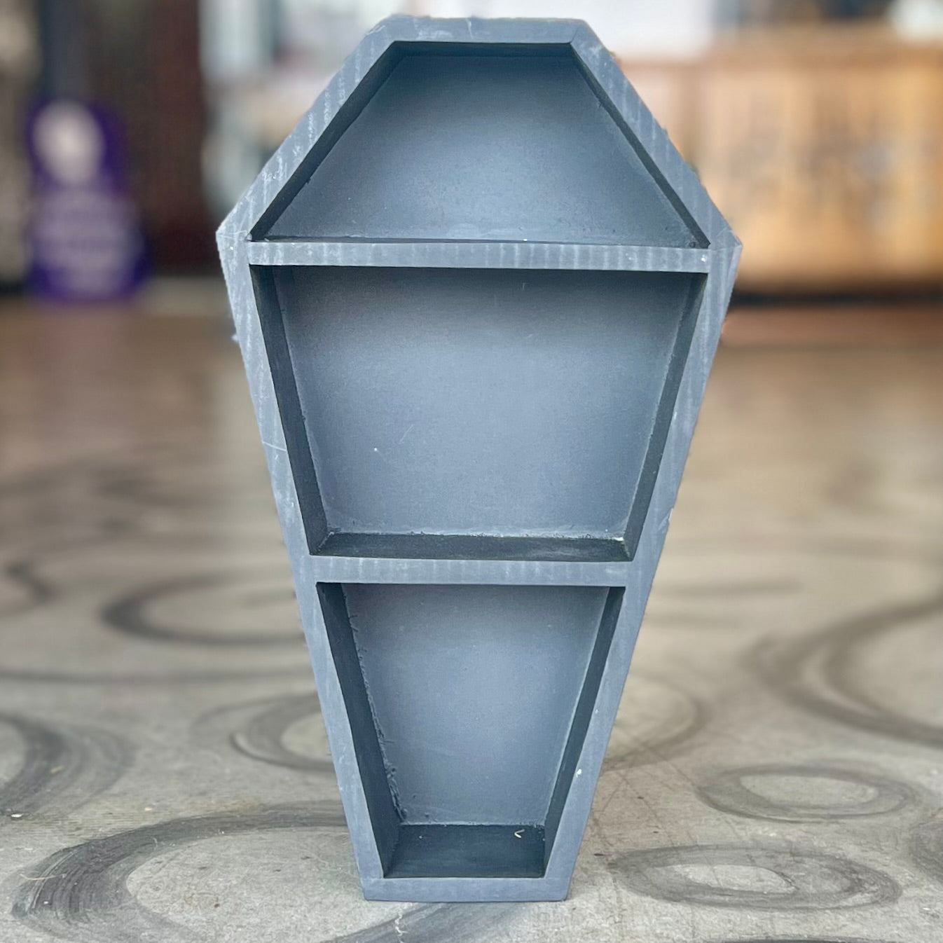 Black Coffin Shelf ~ Shadow Box