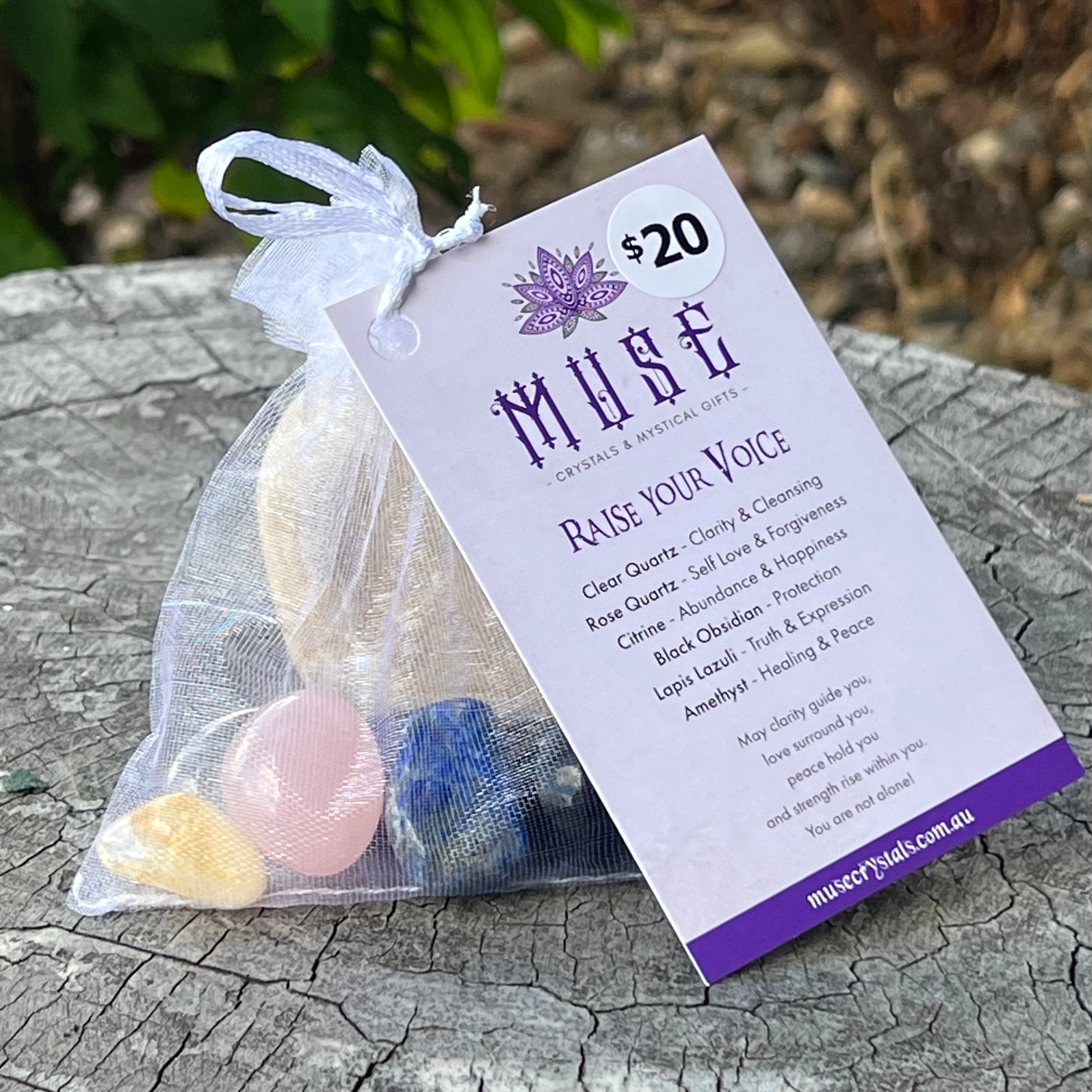 Raise Your Voice ~ Tumbled Crystal Kit