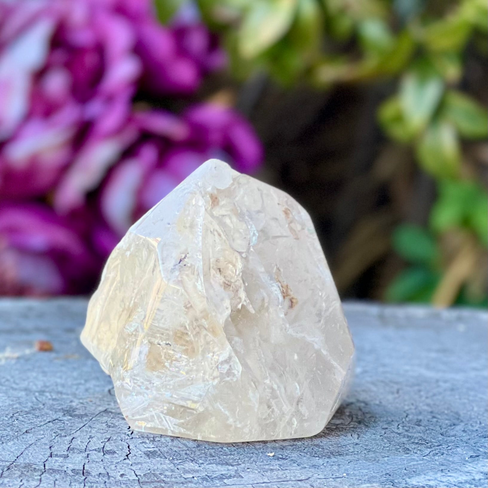 Clear Quartz Generator Tower