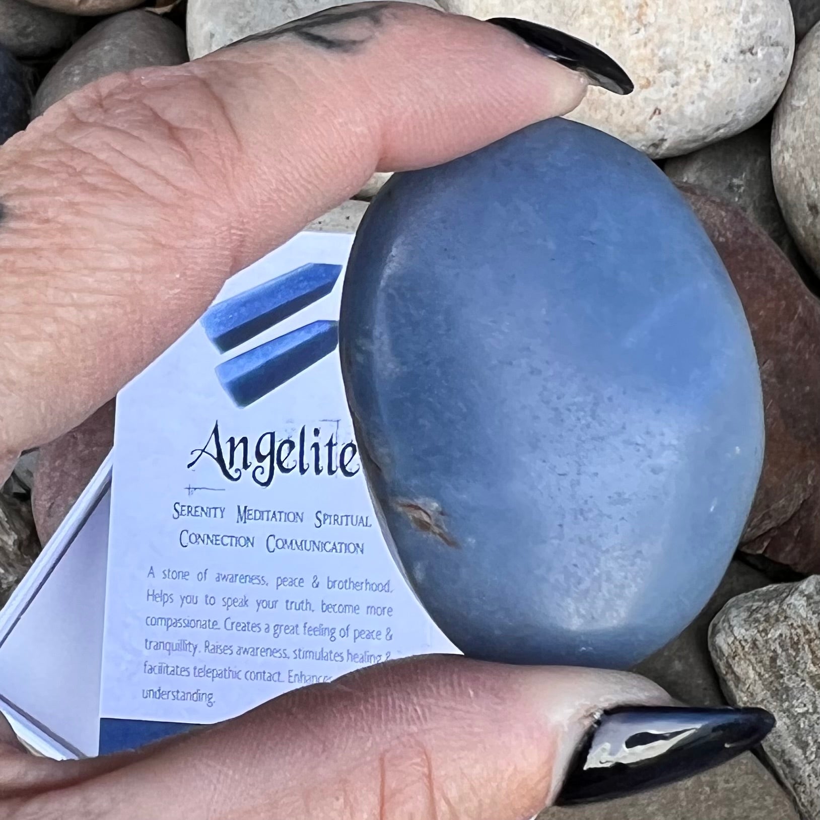 Angelite ~ Specialty Boxed Crystal