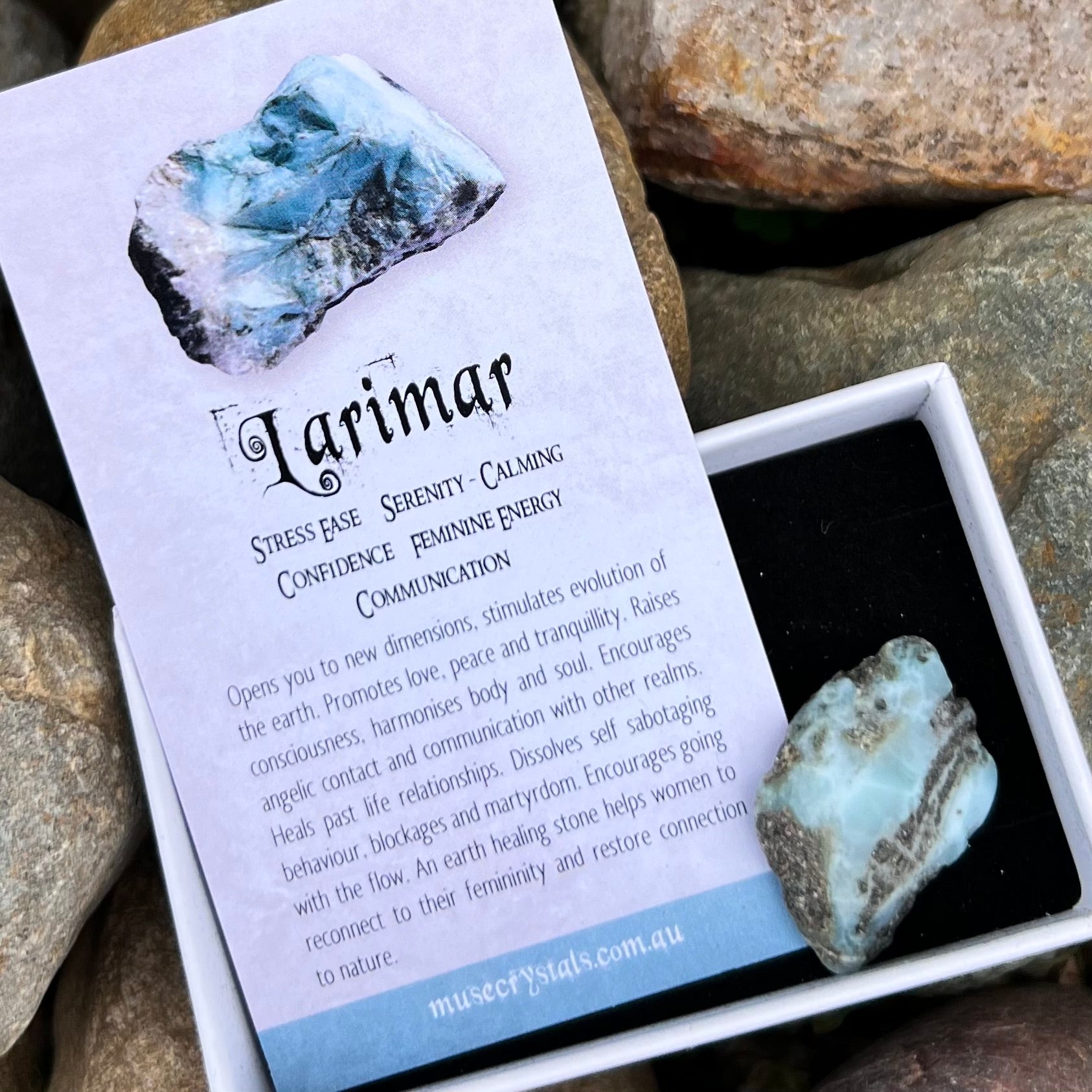 Larimar ~ Specialty Boxed Crystal