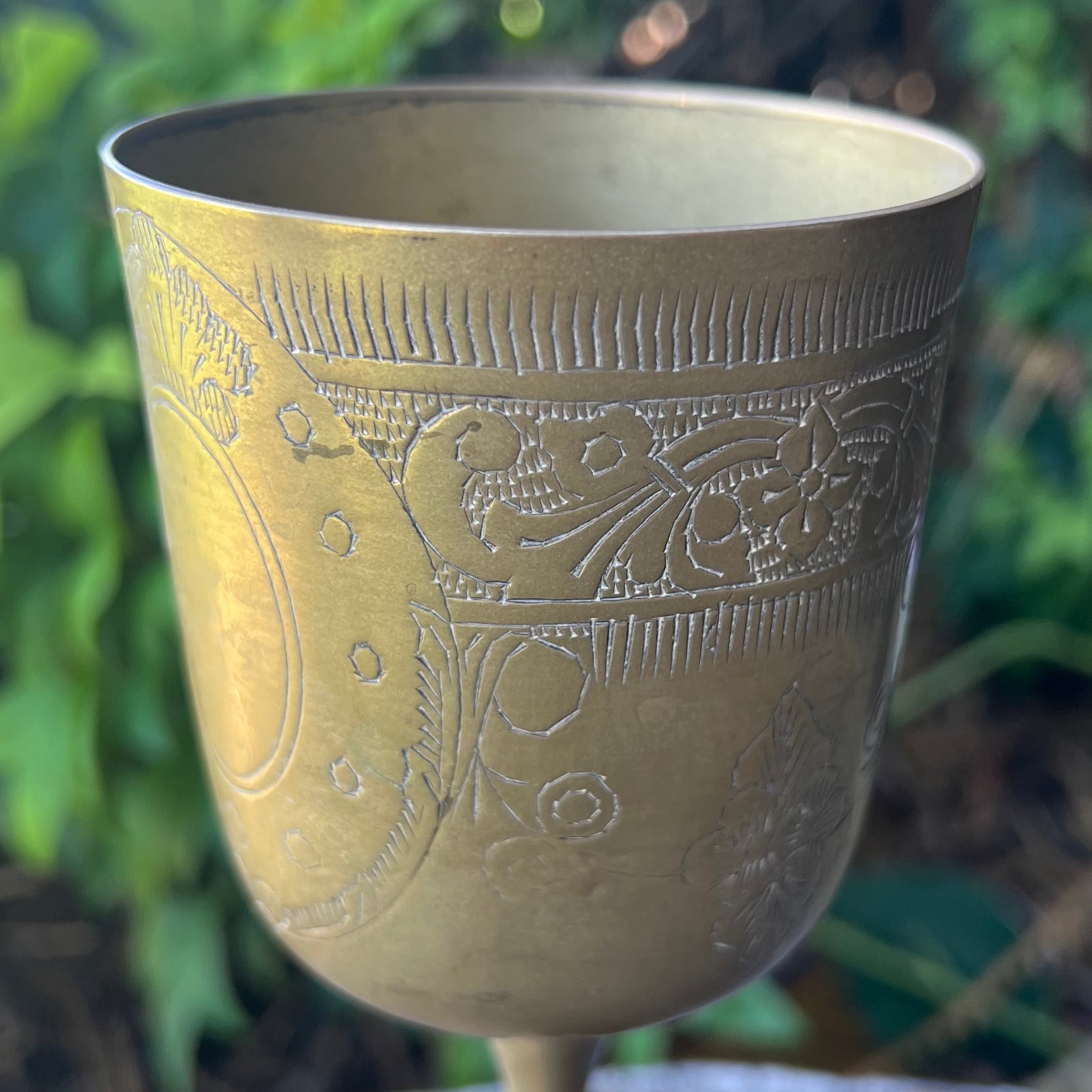 Boho Jungle ~ Vintage Chalice