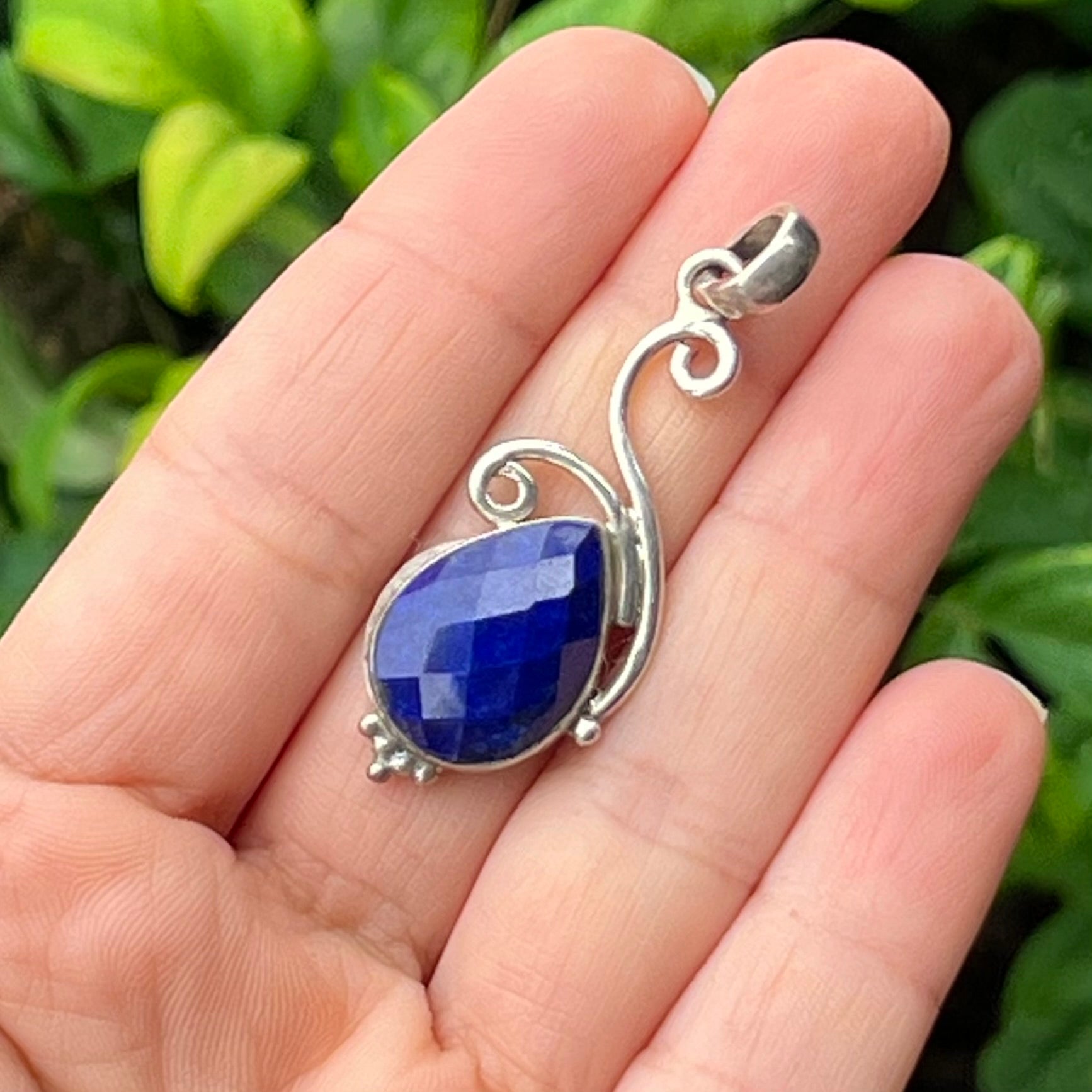 SALE ~ Lapis Lazuli ~ Sterling Silver Pendant