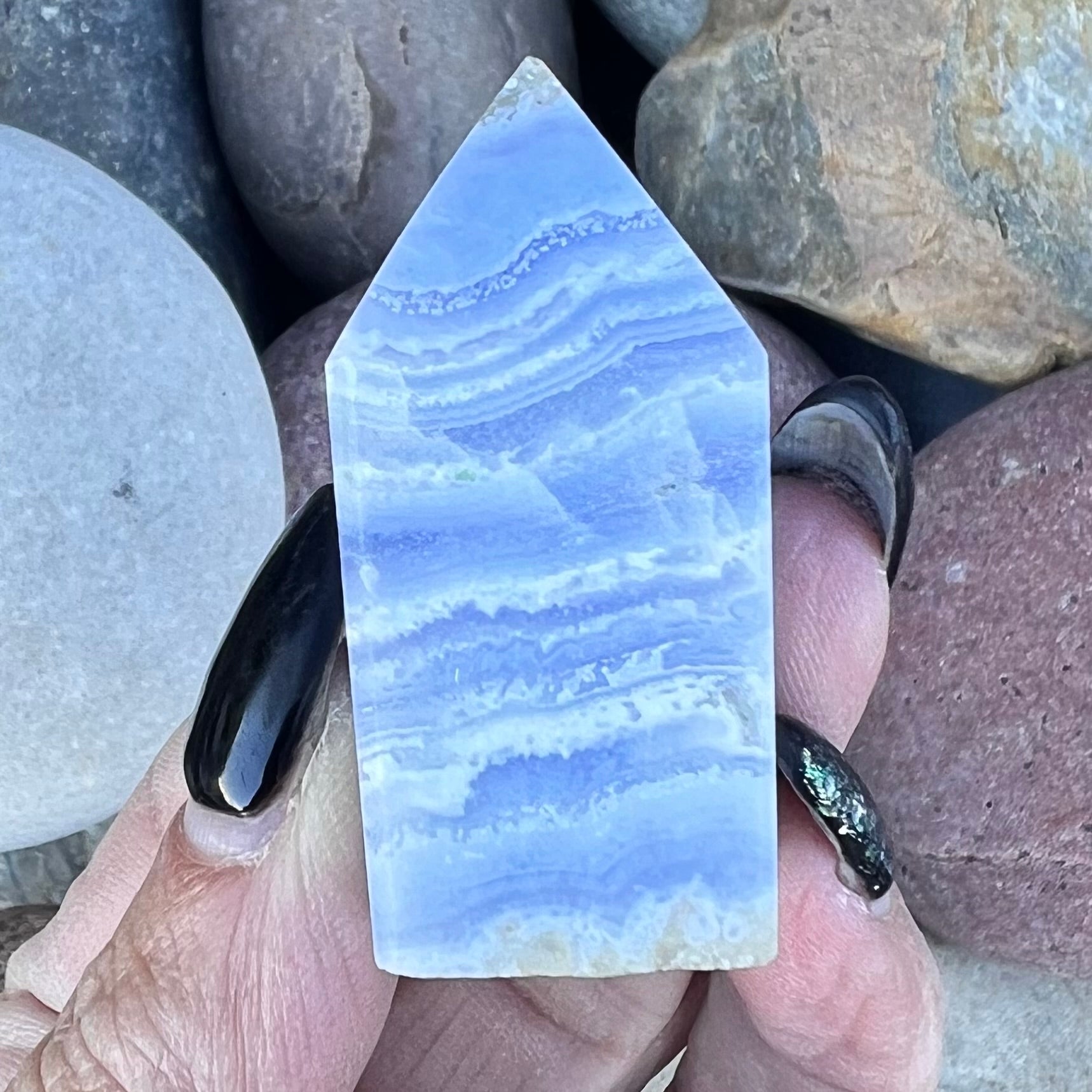 Blue Lace Agate ~ Specialty Boxed Crystal (1)
