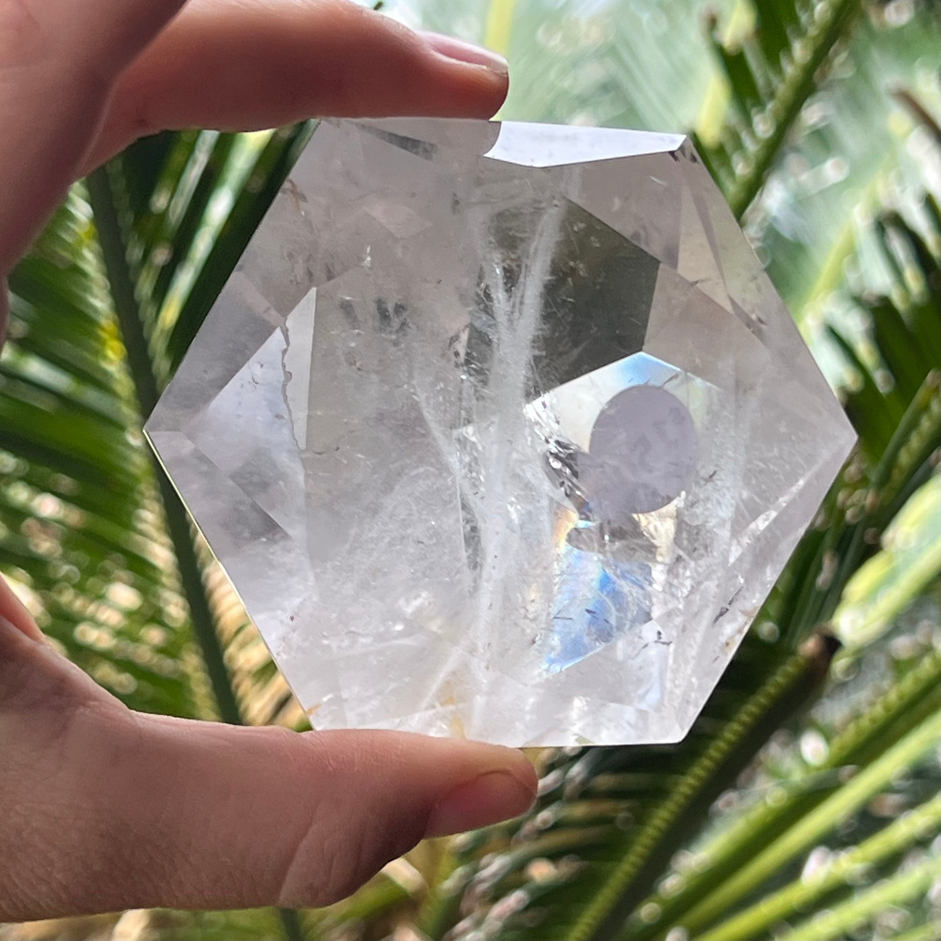 Clear Quartz Diamond Cut