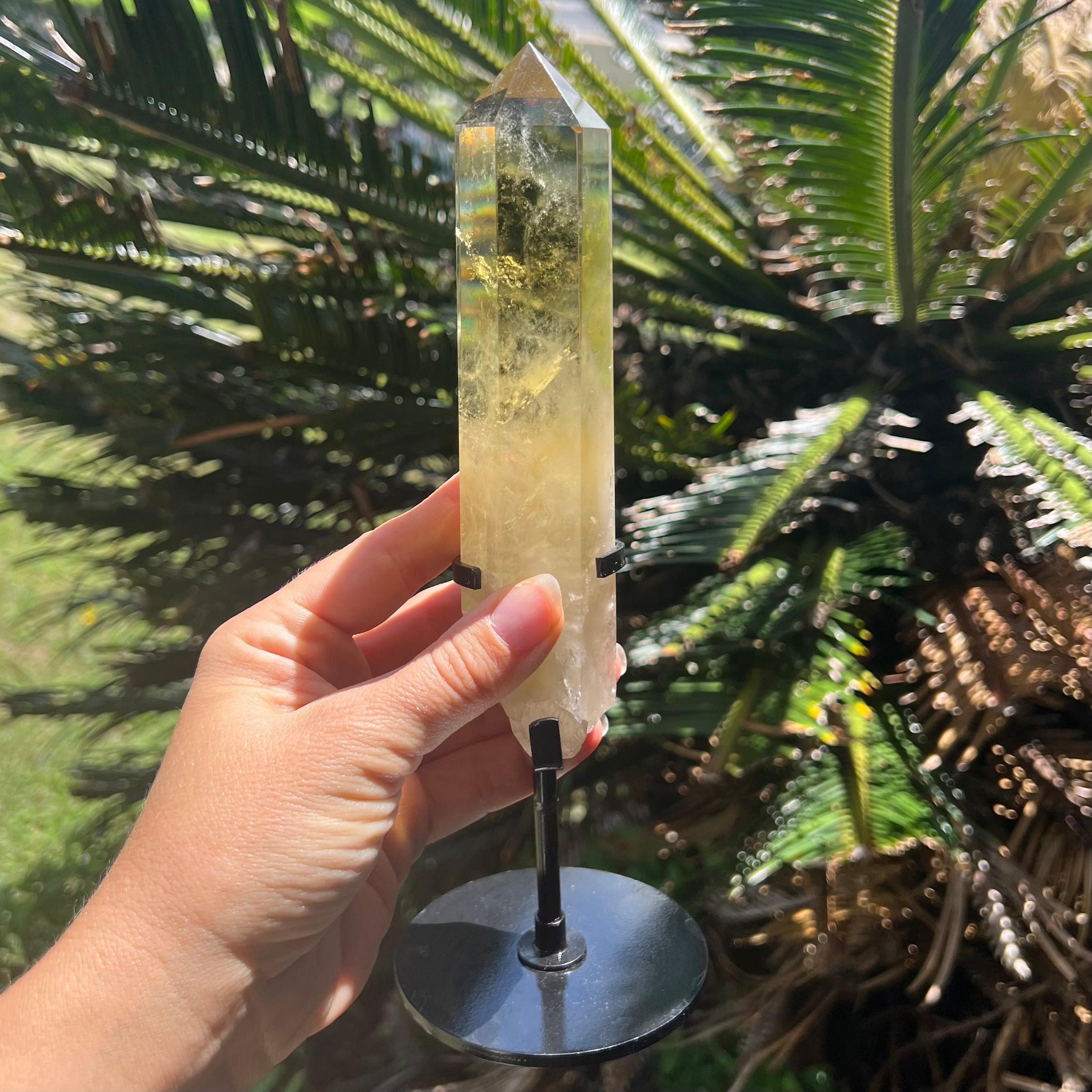 Stunning Citrine Point on Stand