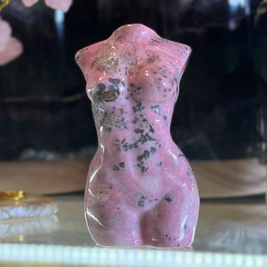 Pink Opal ~ Lady Body Carving ~ 1