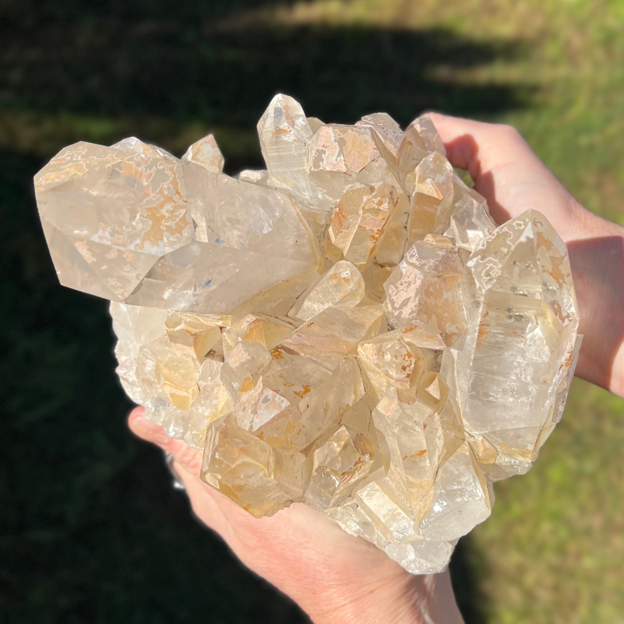Stunning Clear Quartz Cluster